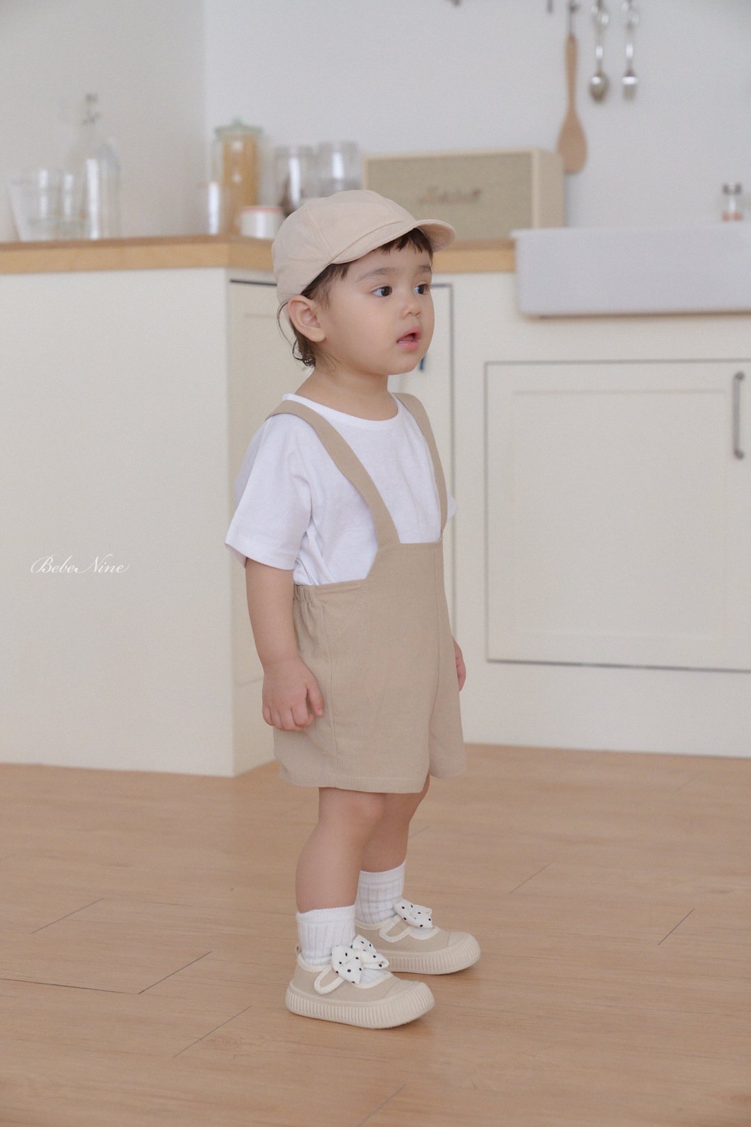 ☀️預訂 韓國直送☀️🇰🇷Bebenine兩色標籤純棉吊帶連身短褲