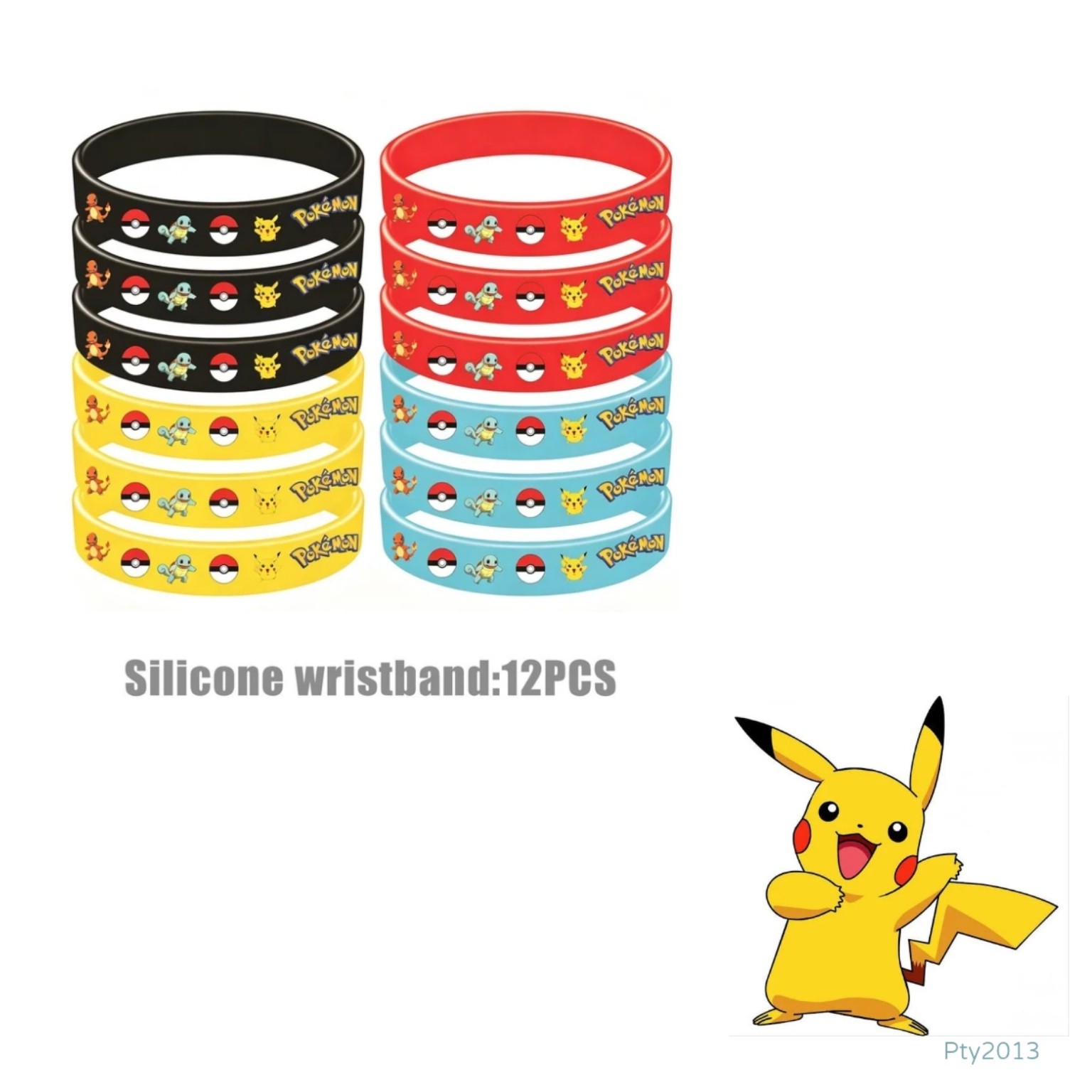 Pokémon Pikachu 比卡超主題生日回禮 Party Favor 禮物套裝 12份 PTY2013