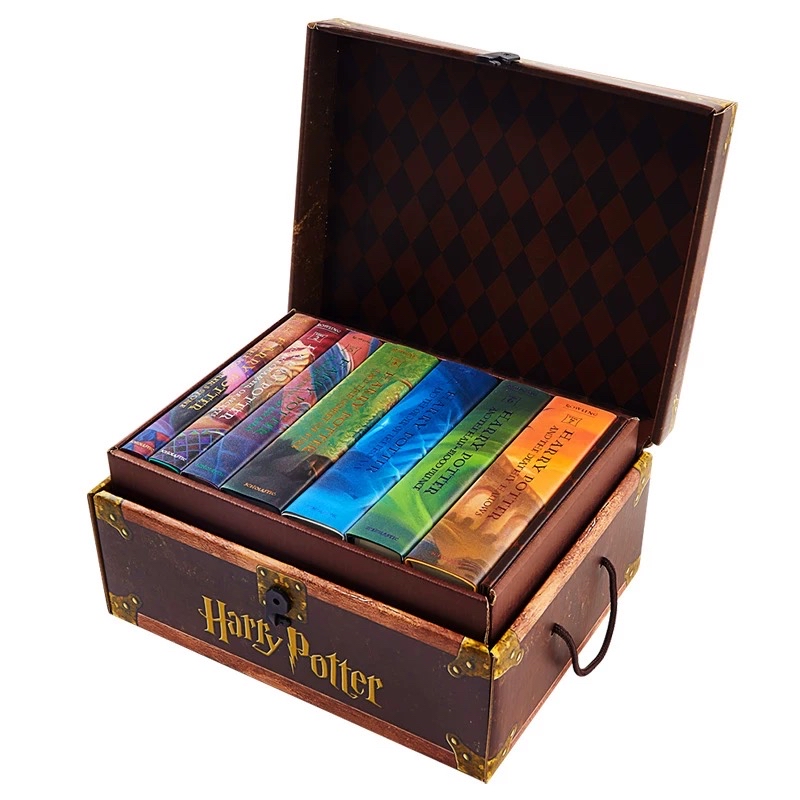 Hary Potter. 哈利波特1-7全集精裝豪華紀念版收藏版 英文原版 Harry Potter Boxset JK羅琳 典藏禮物送禮 送音頻 電影原著 搭神奇動物在哪裡r