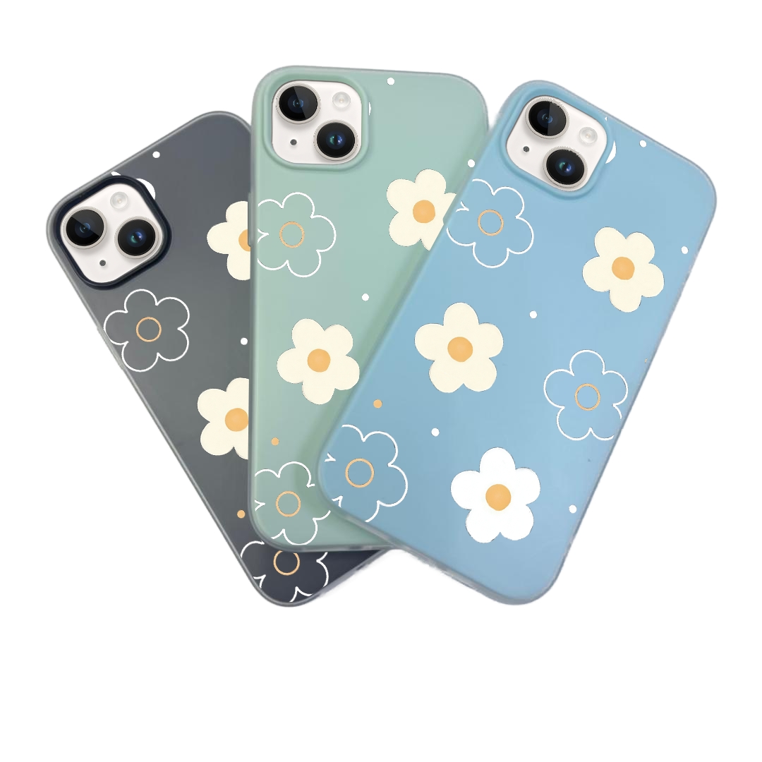 JELLY CASE PHONE FOR IPHONE - DESIGN FLOWER A2
