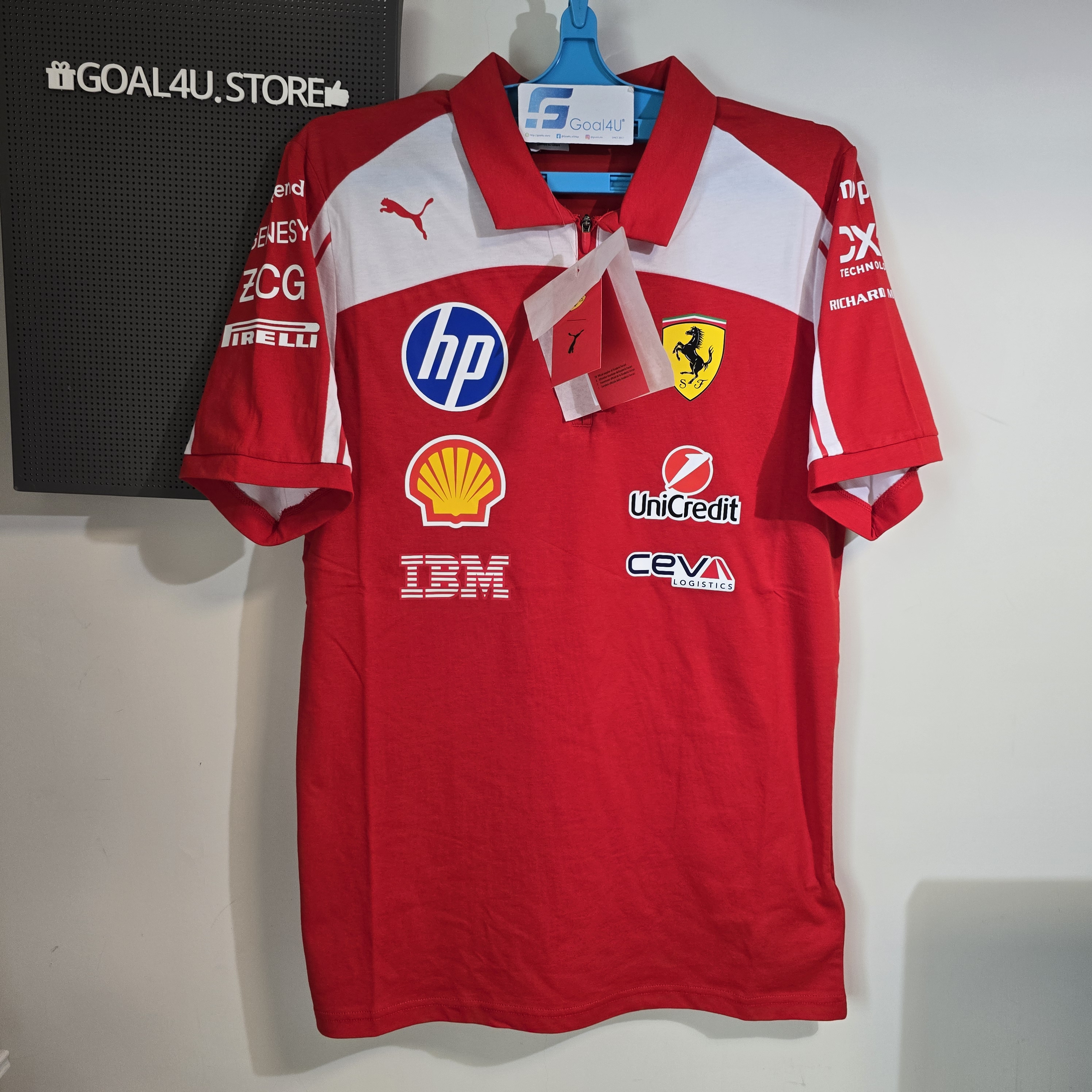 #現貨發售 F1 Scuderia Ferrari 法拉利車隊 2026 官方Team Polo 701238727