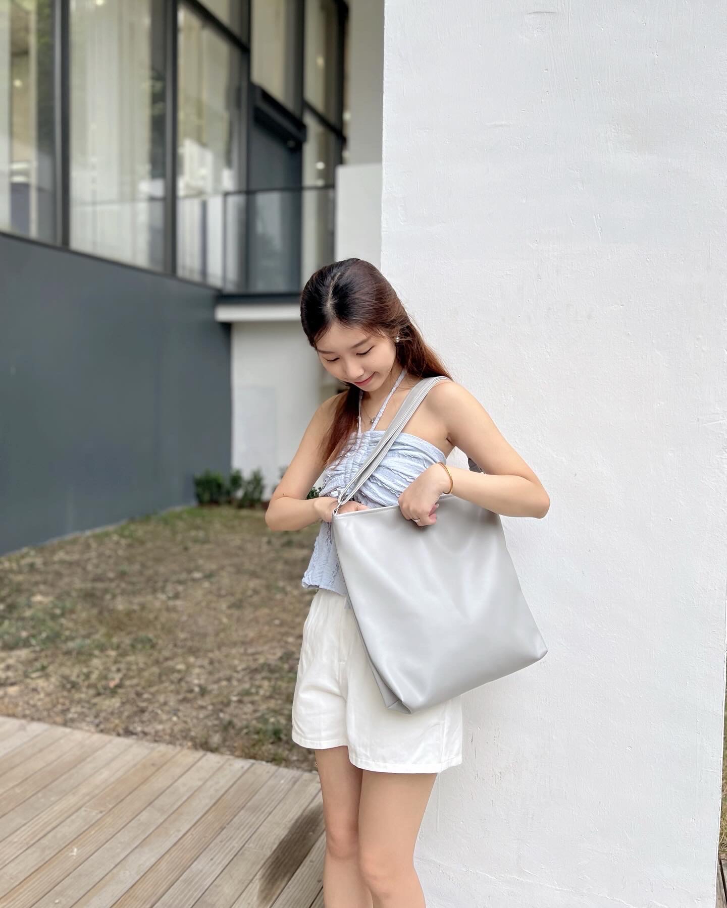 ♡︎TH - 自家仿皮Hobo bag L