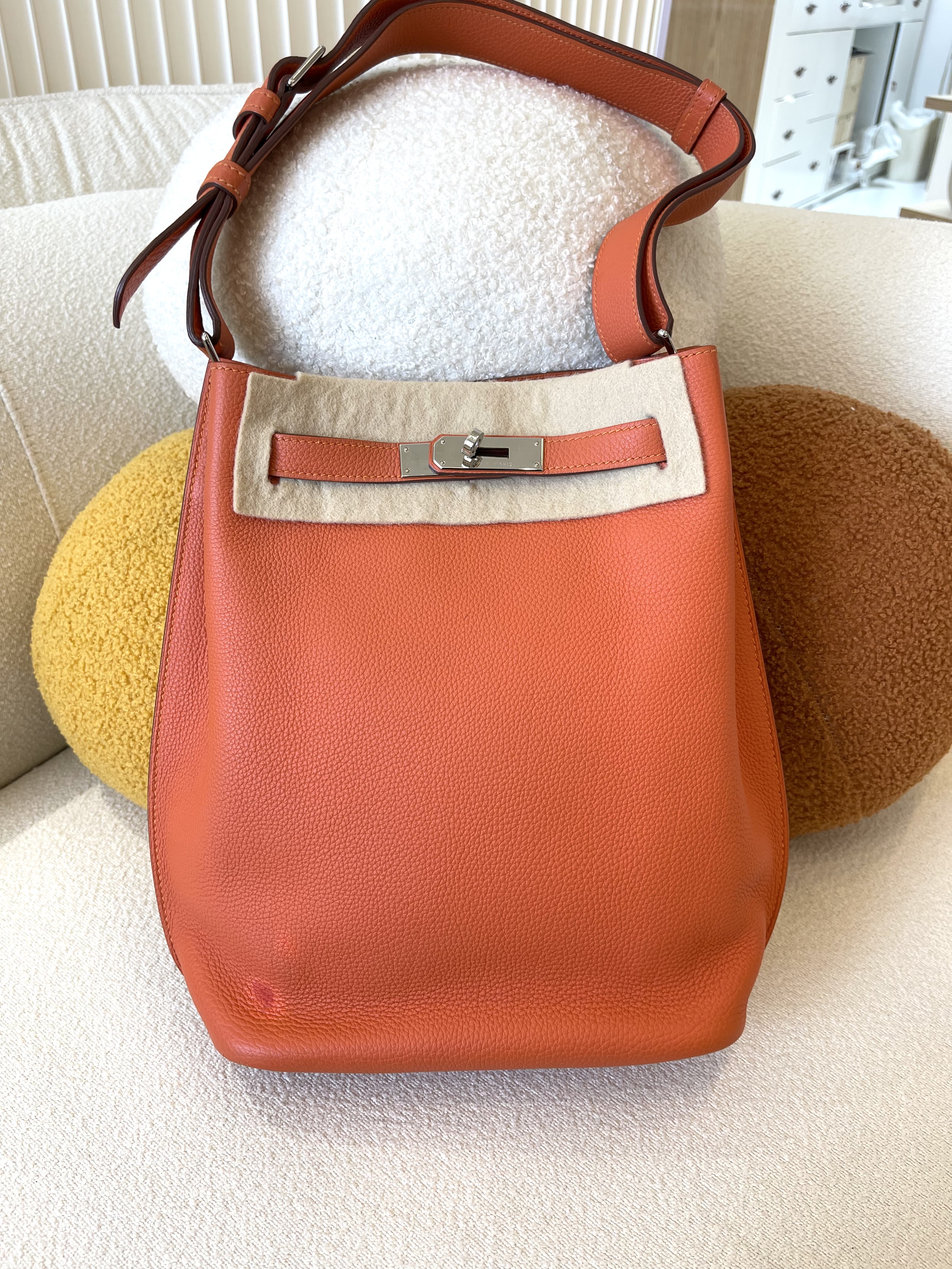 Pre-Owned HERMES So Kelly 26 Shoulder Bag / Orange / 產品編號：2471902