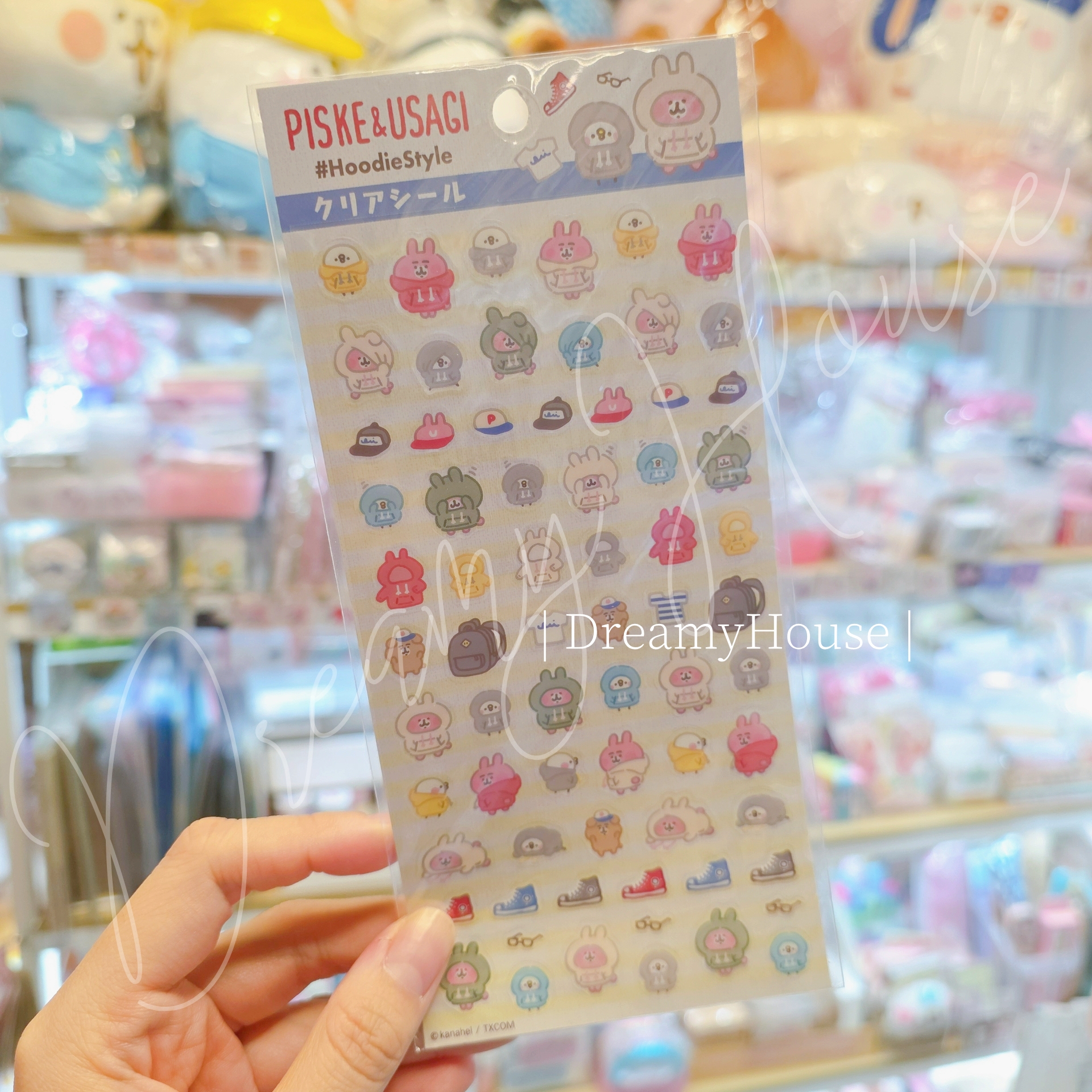 日本 kanahei 🧣PISKE & USAGI HoodieStyle🧢 貼紙