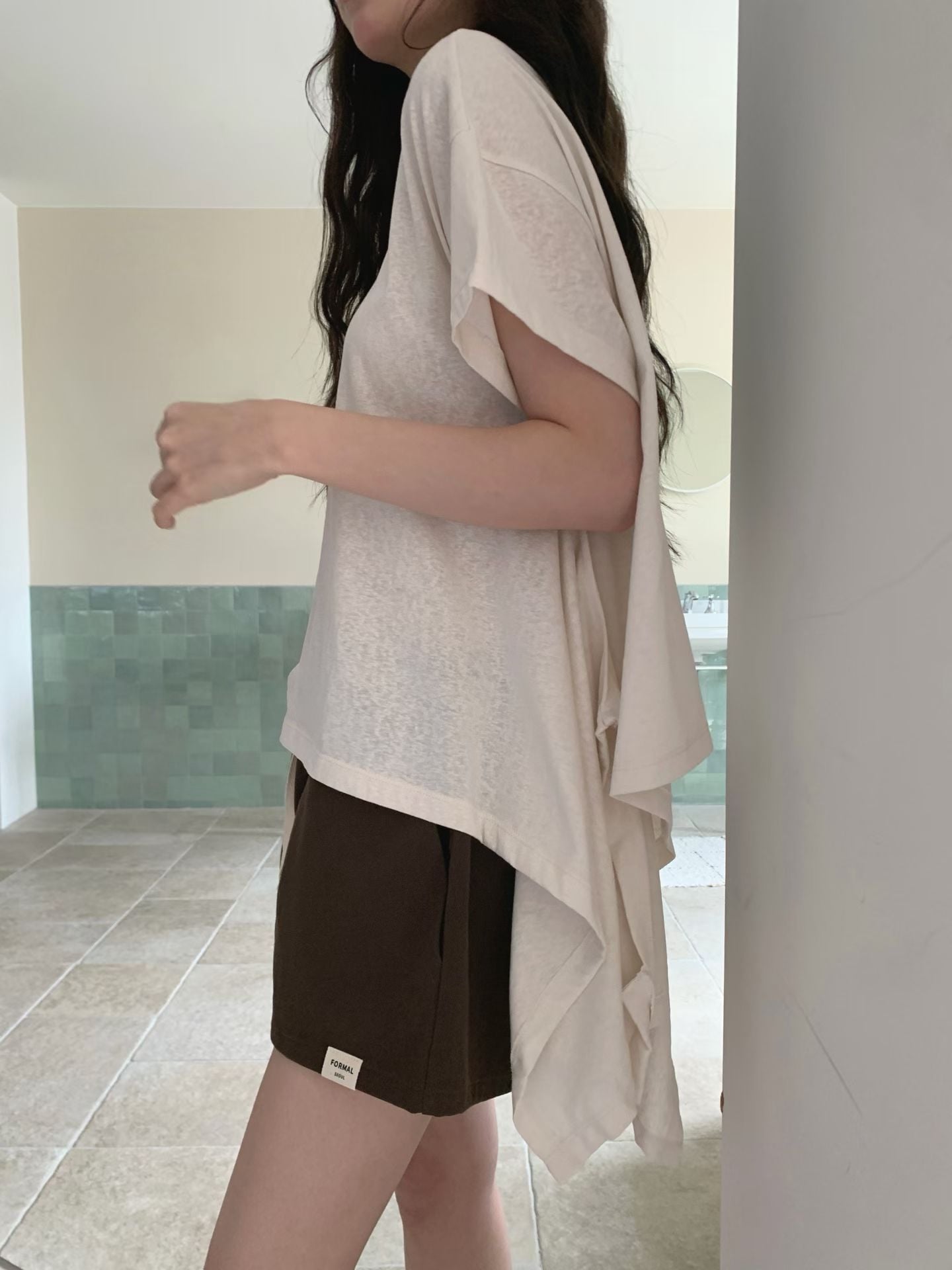 221304 側長短䄂闊Tee