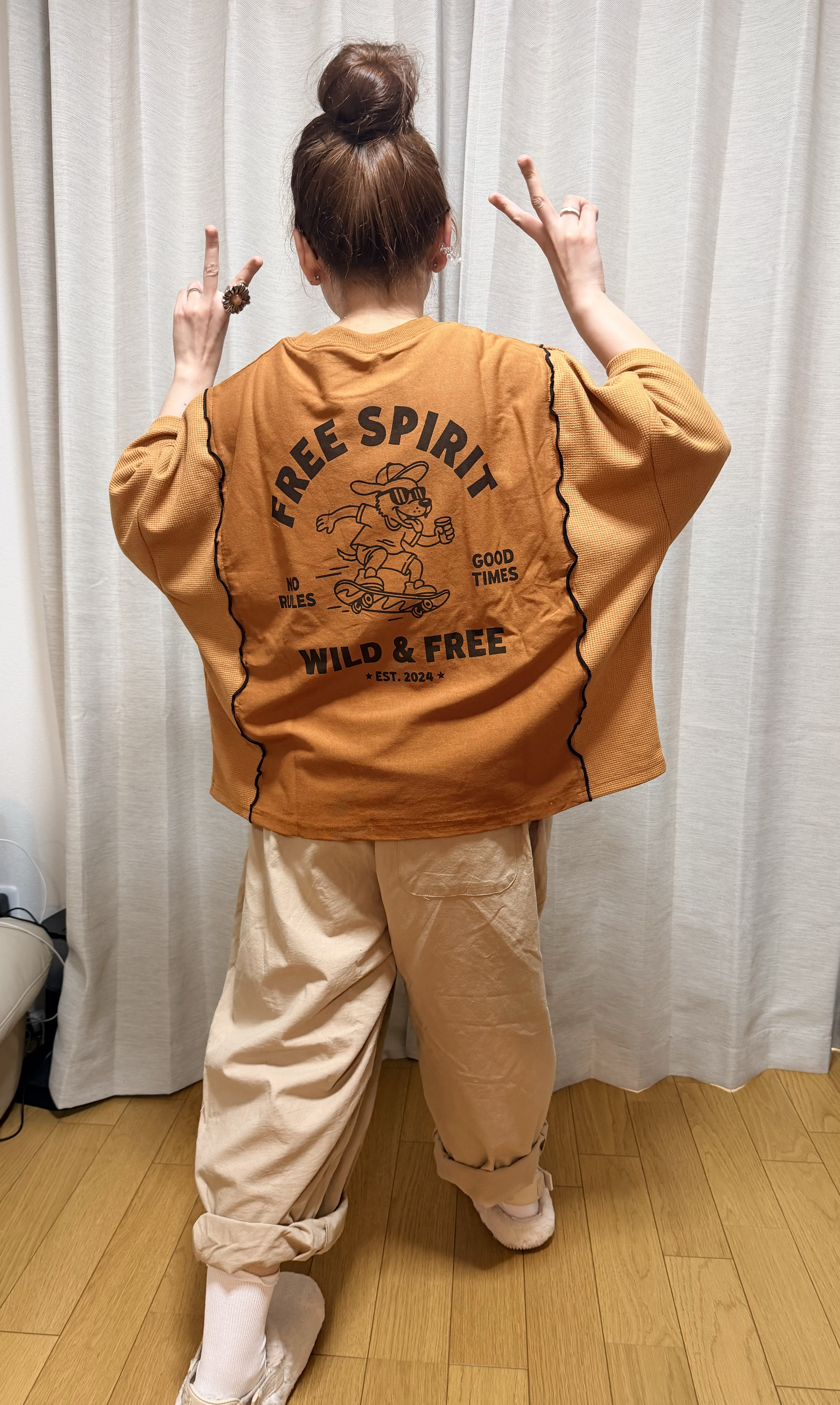 日本拼款衫