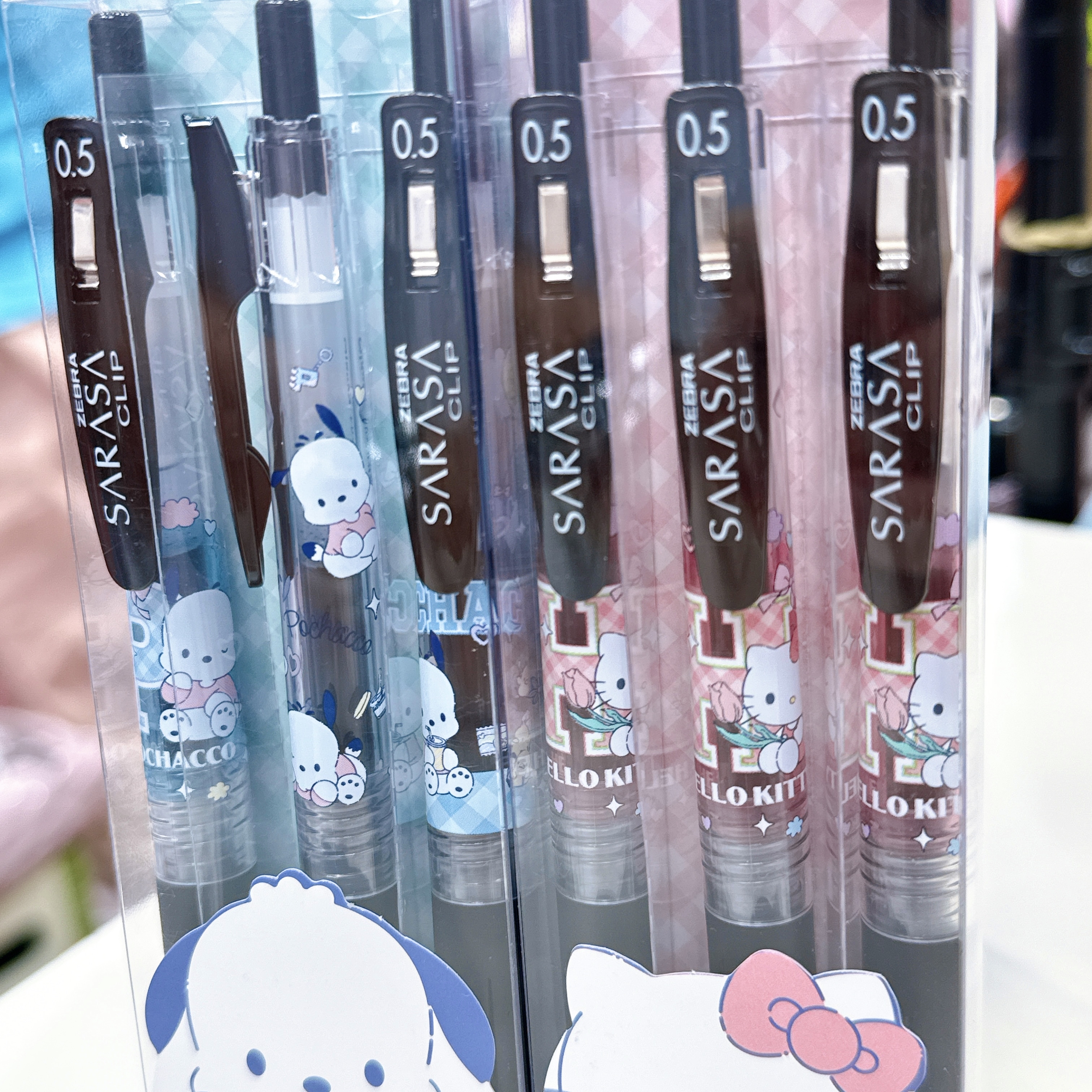 日本製造斑馬牌Sarasa黑色原子筆套裝 一套三支