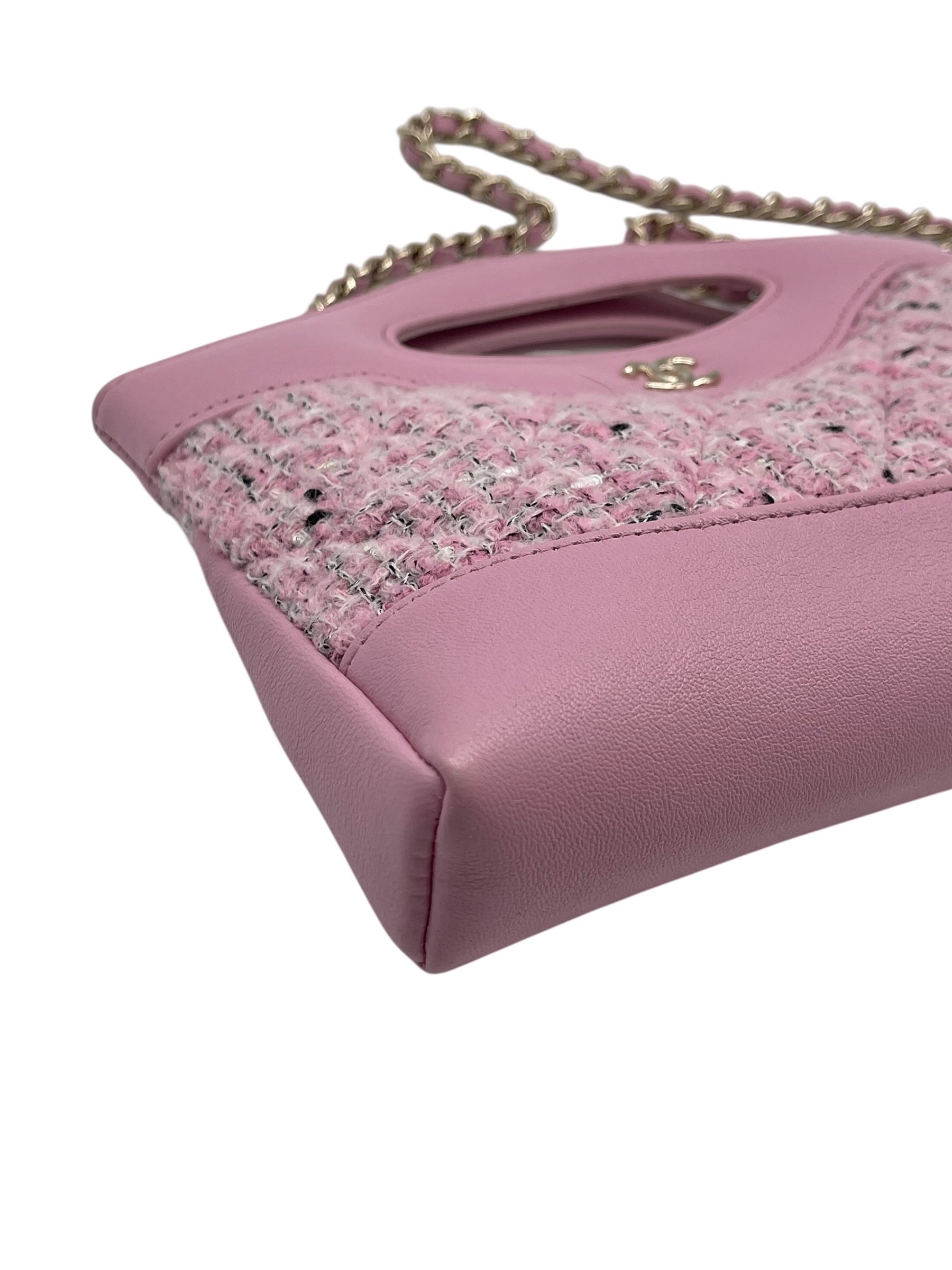 Pre-owned Chanel Nano Tweed 31 / Product Code: 072507