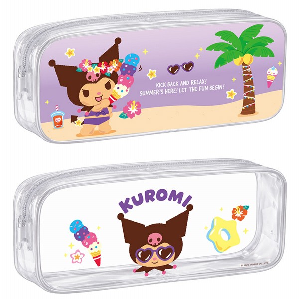 【台灣】Sanrio Characters 曬黑系萬用透明筆袋