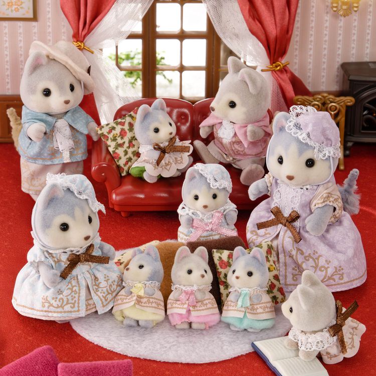 森林家族哈士奇公仔