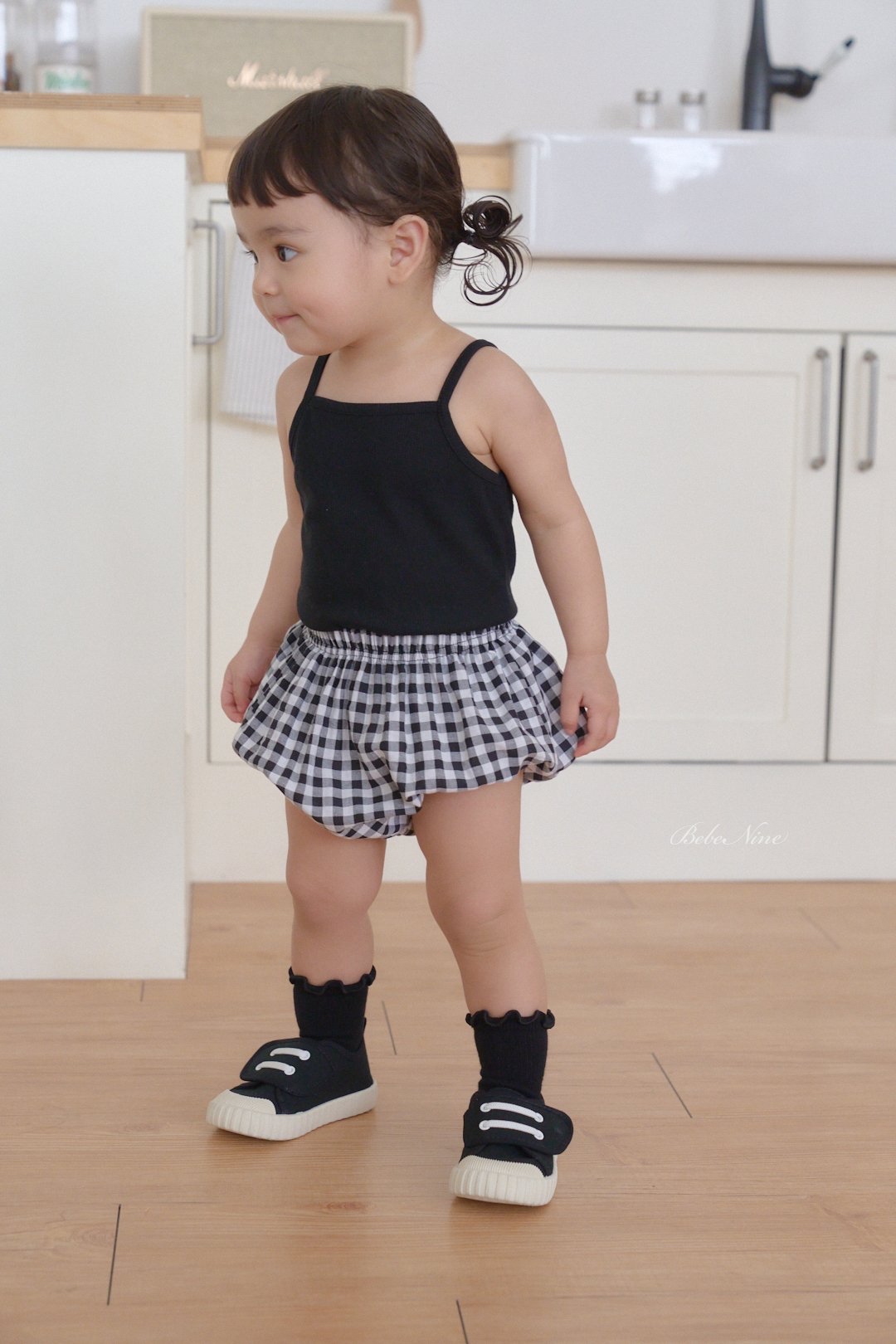 ☀️預訂 韓國直送☀️🇰🇷Bebenine三色標籤吊帶背心格紋上下套裝