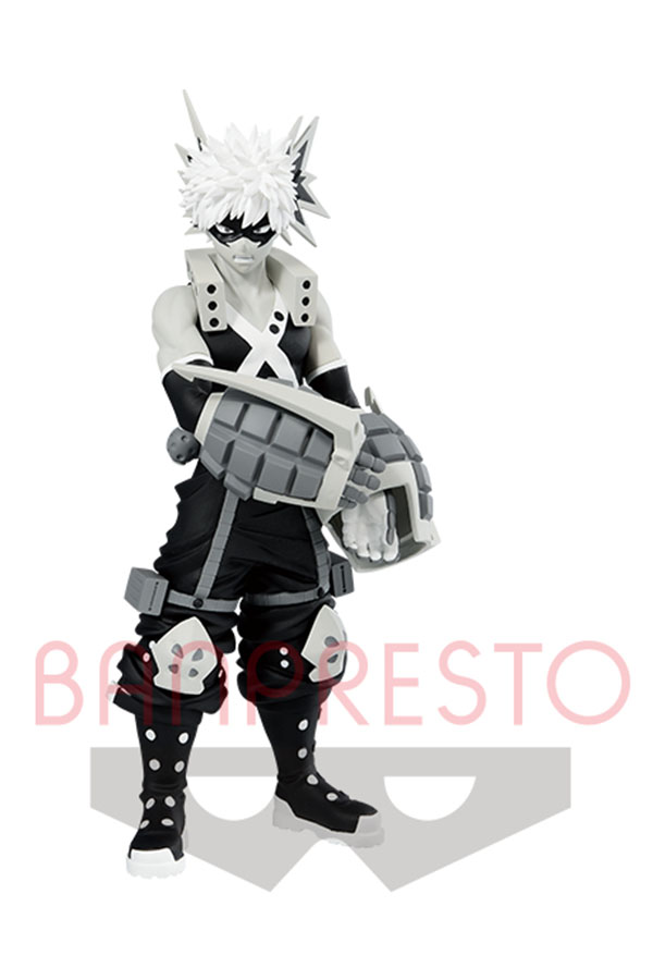 Banpresto, Age of Heroes: My Hero Academia, Katsuki Bakugo (Black and White Ver.)