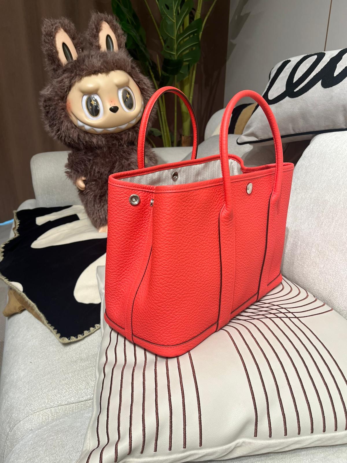 全新 Hermes garden party 30 德克薩斯粉 Stamp Y 100%Authentic,全新Unused ✅dust bag ✅box