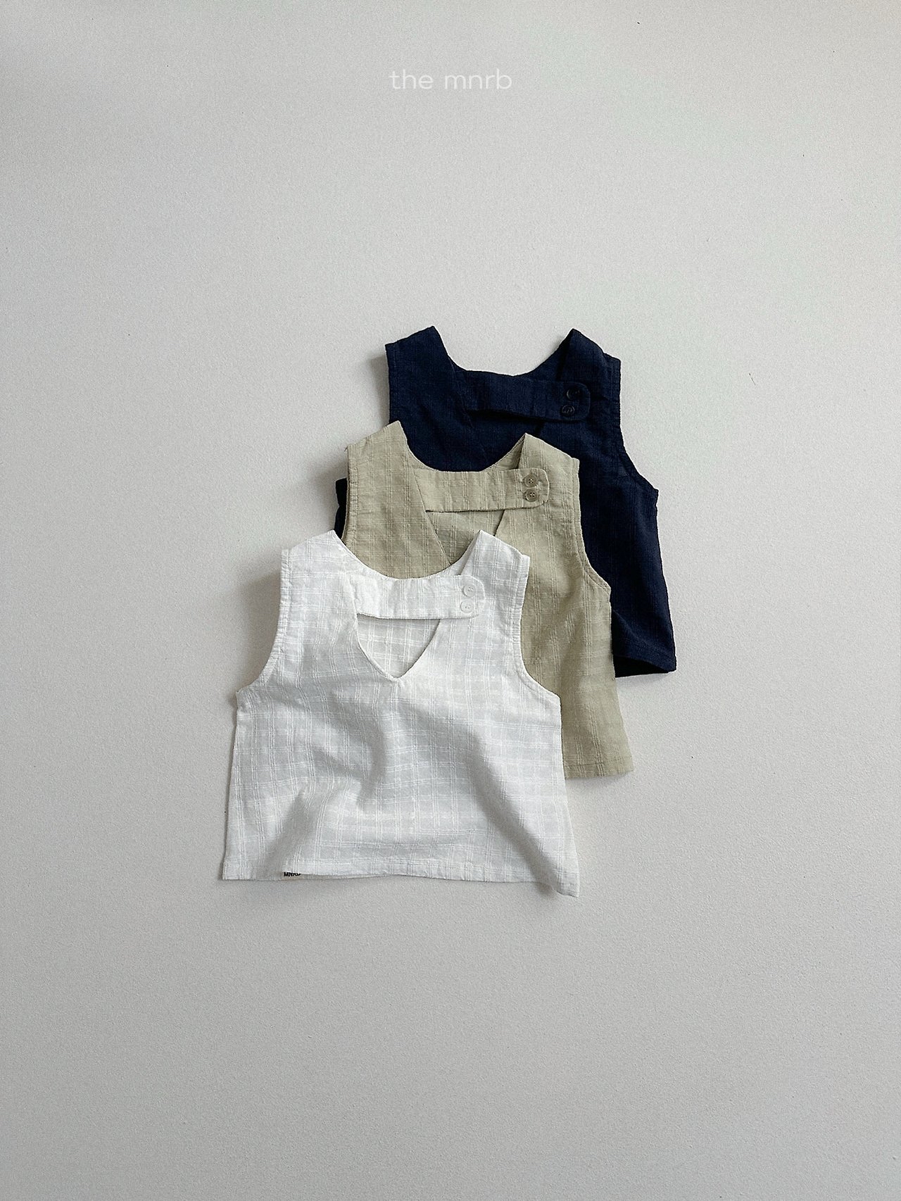 Minirobe | oha sleeveless top(Olive XL(100-110)