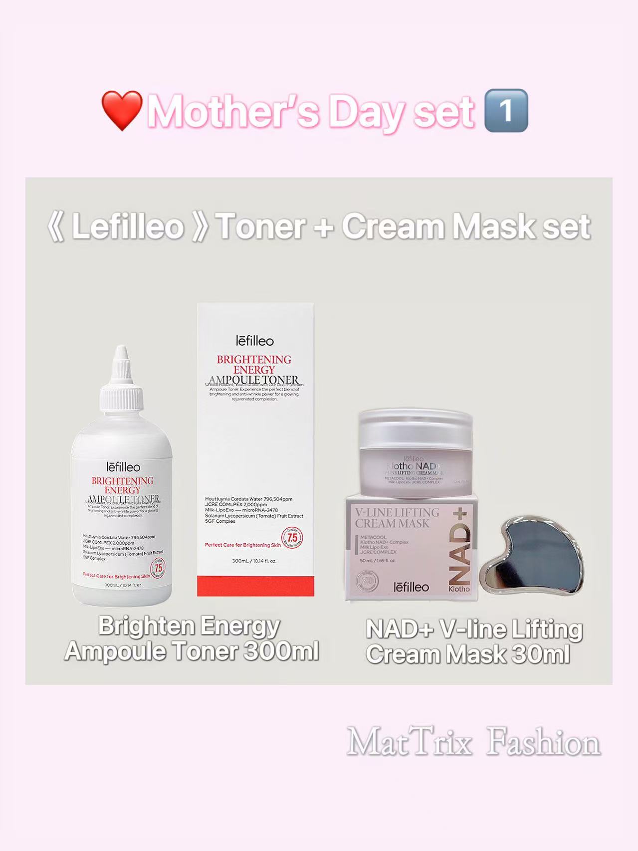 ❤️Mother’s Day Set 1️⃣ Toner ➕V-lifting Mask set