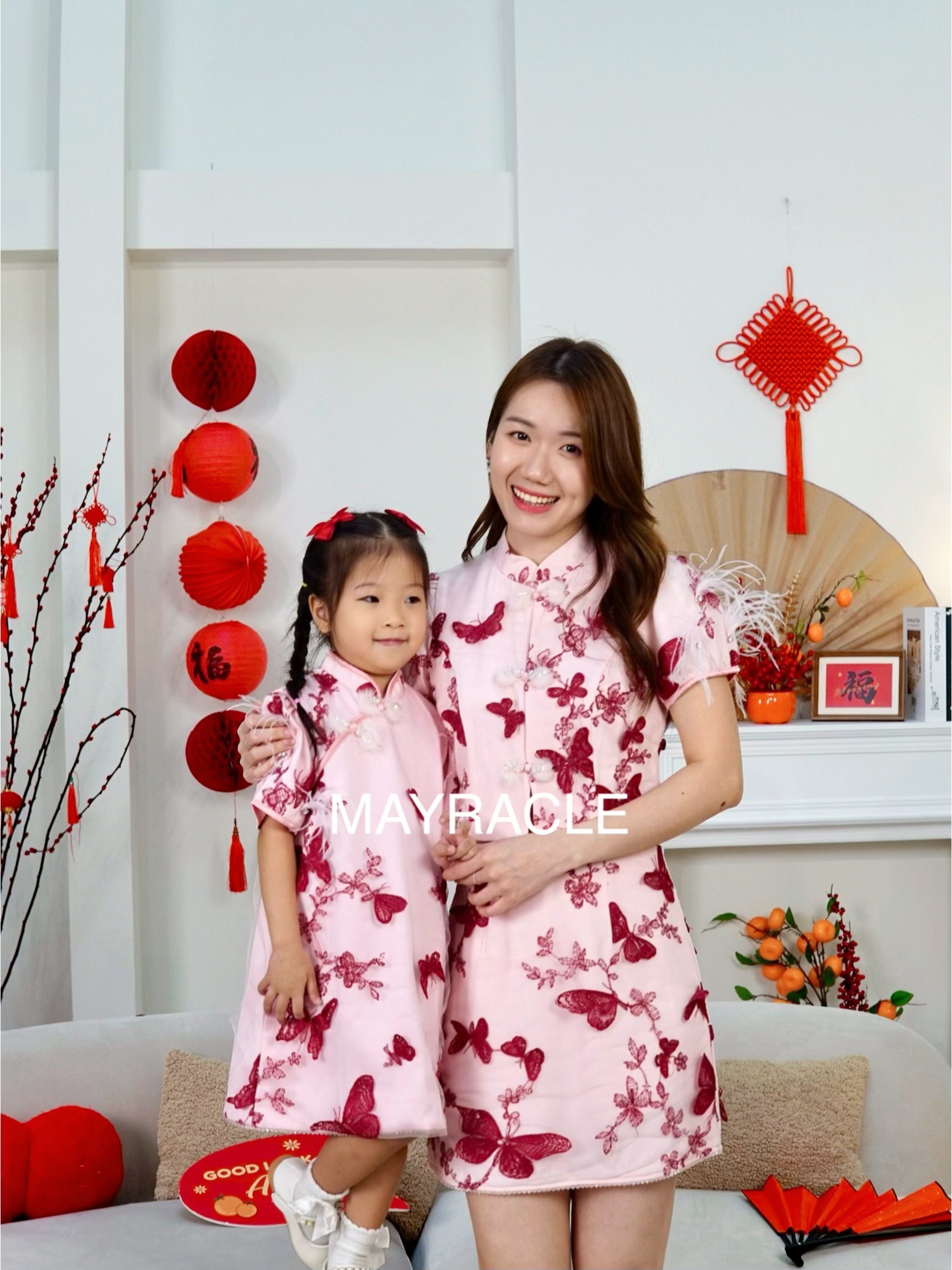 [PRE-ORDER] CNY 2027 Butterfly (蝶) Top + Skort Set