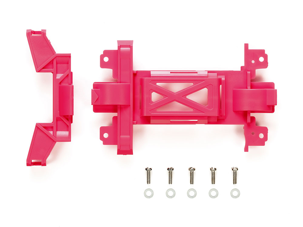 REINFORCED GEAR COVER (for MS CHASSIS) PINK MINI 4WD STATION