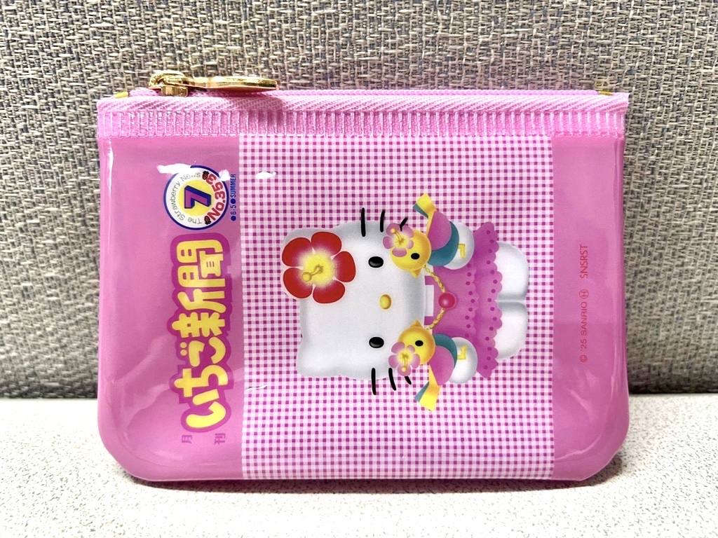 🎌日本直送🎌草莓新聞Hello Kitty迷你 收納包 散子包 卡包 