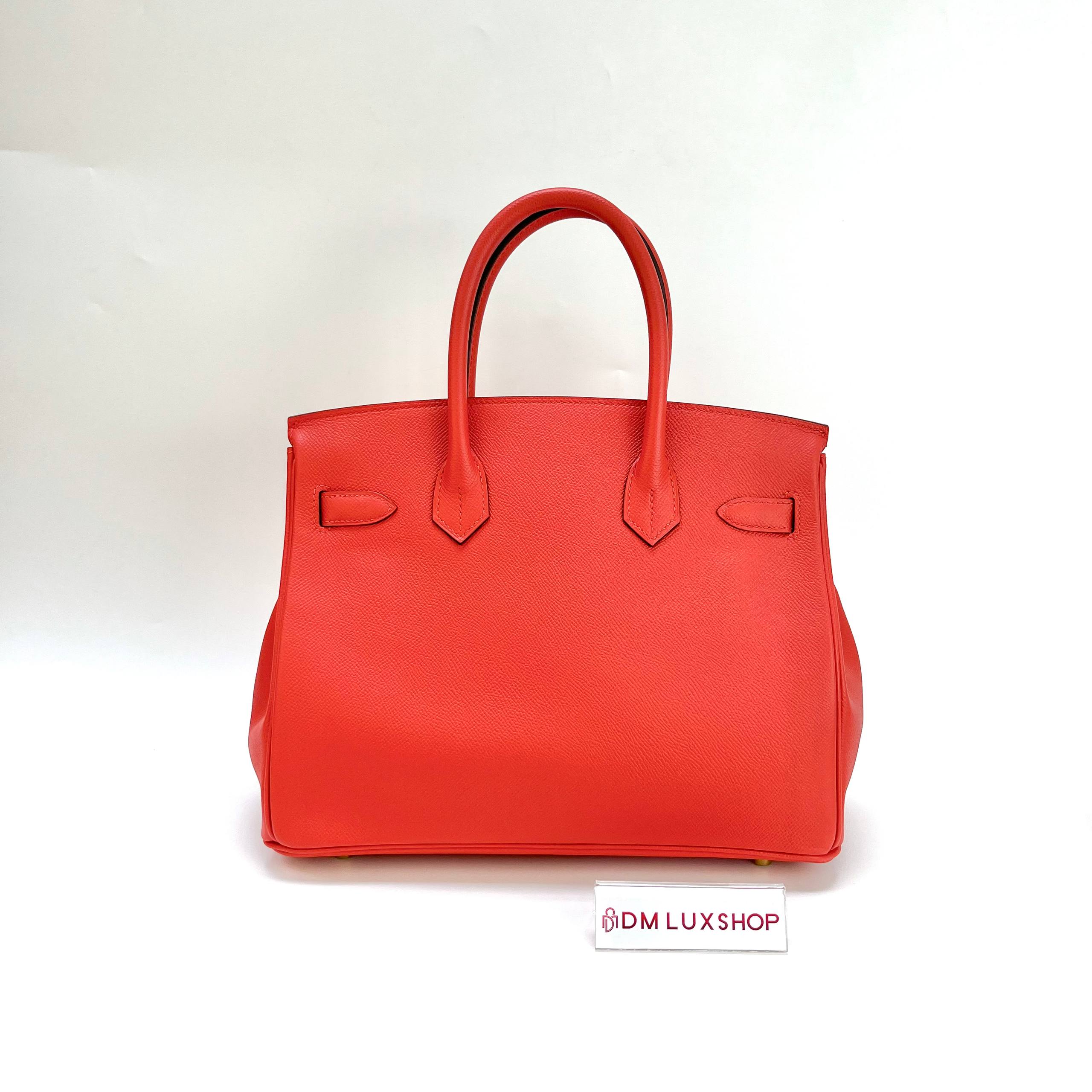 Hermes Birkin 30 Capucine Epsom GHW