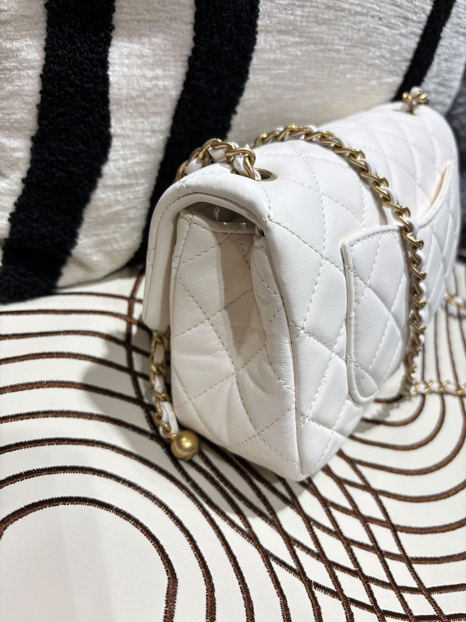 Chanel CF20 Mini Classic Flap Chain Shoulder Bag 調節金球 AS1787 100%Authentic, 98%New ✅晶片✅Dust bag✅Box
