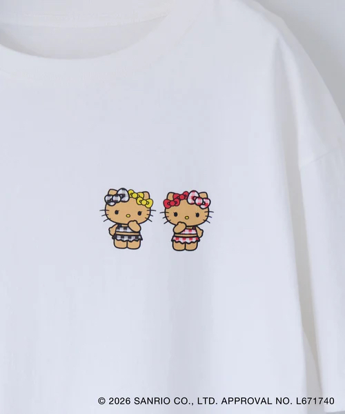 日本預訂📍日本VIS x Hello Kitty曬黑樣系列 - 短袖Tee 不包郵