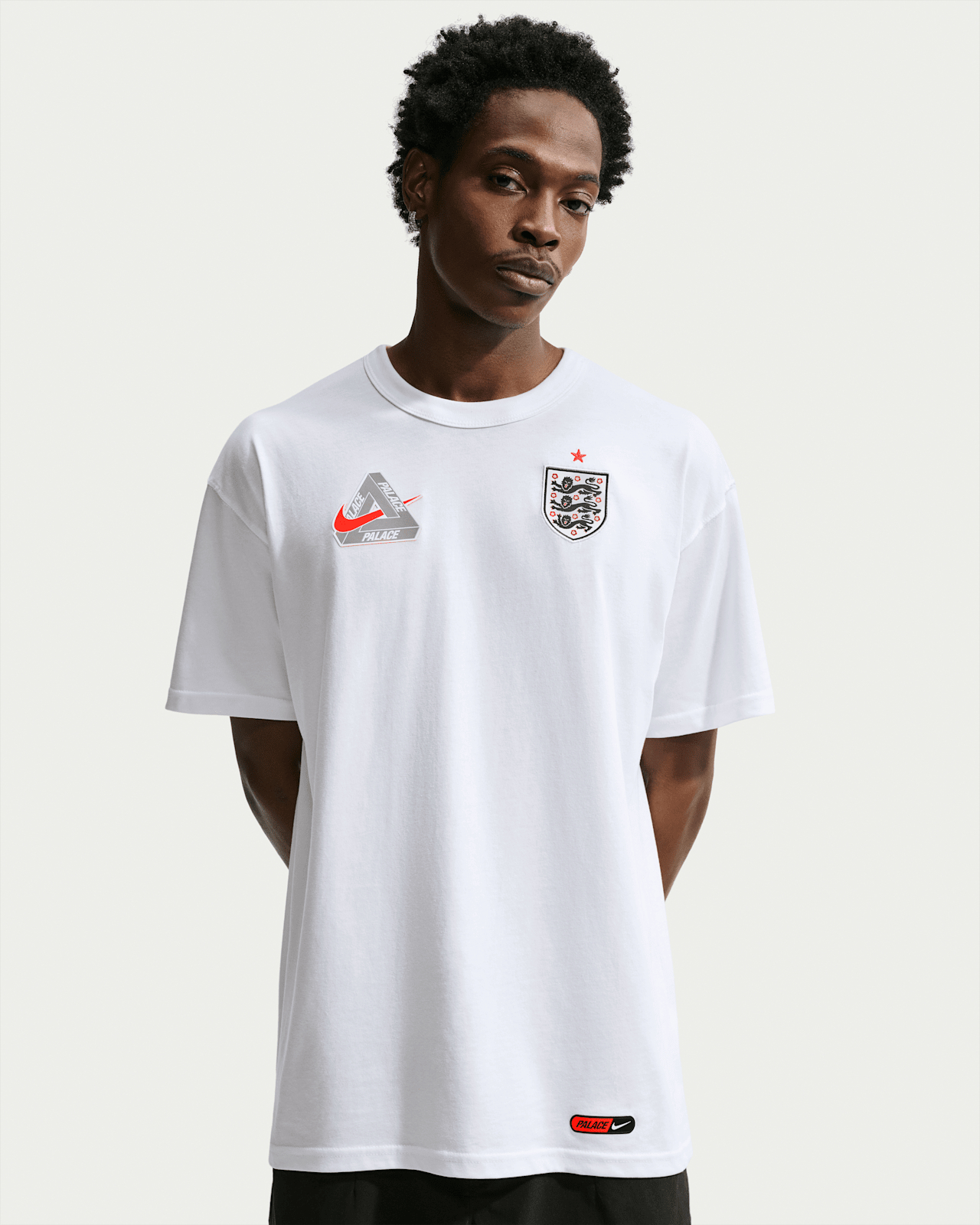 Nike England 英格蘭 x Palace 限量版白色T-Shirt IM6598