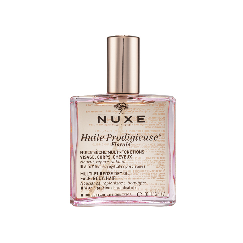 Nuxe (歐樹) 全效晶亮護理油（花香版 / 浪漫粉油）100ml 正裝
