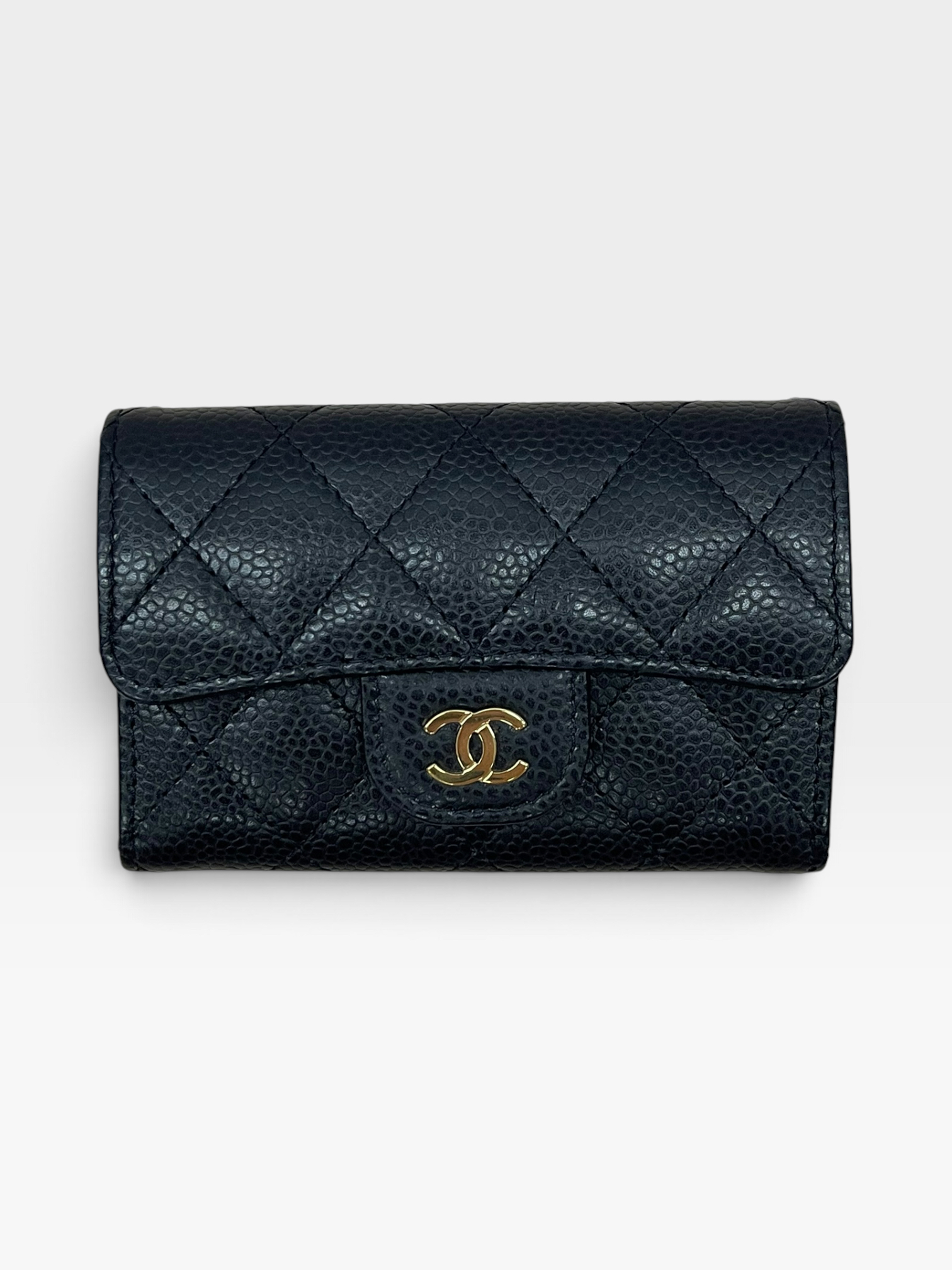 Pre-Owned CHANEL Classic Flap Card Holder / Product Code: 091402