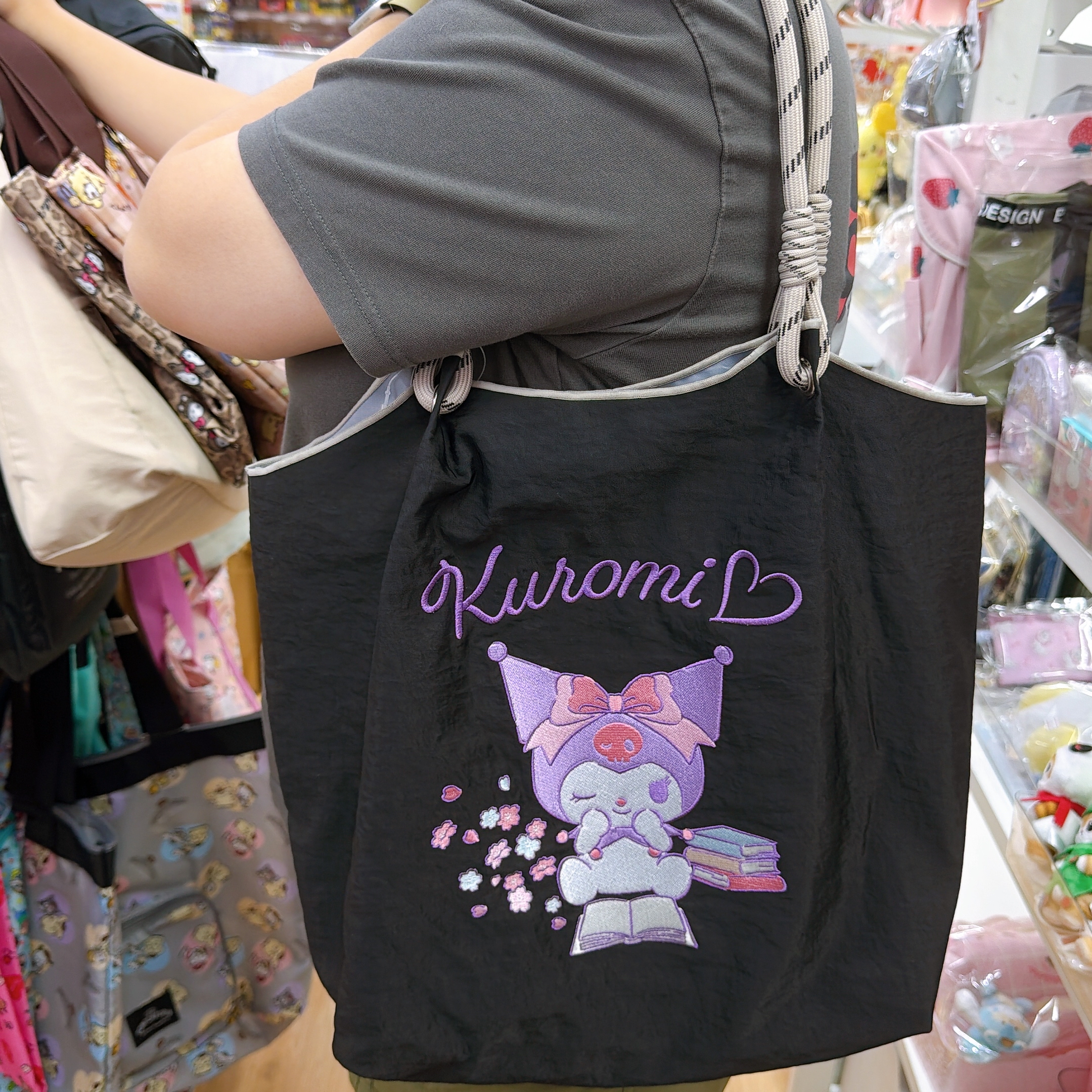日本直送Sanrio Kurumi手挽袋側孭袋