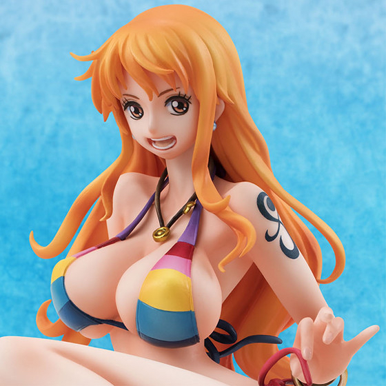 《限量版》Megahouse POP 海賊王 娜美 Nami Ver.BB 泳裝ver. PVC figure