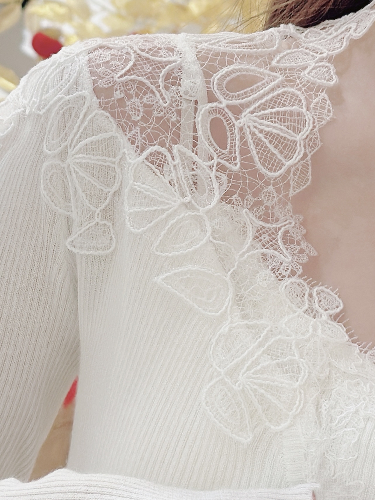 Delicate Lace Vest & Cardigan set