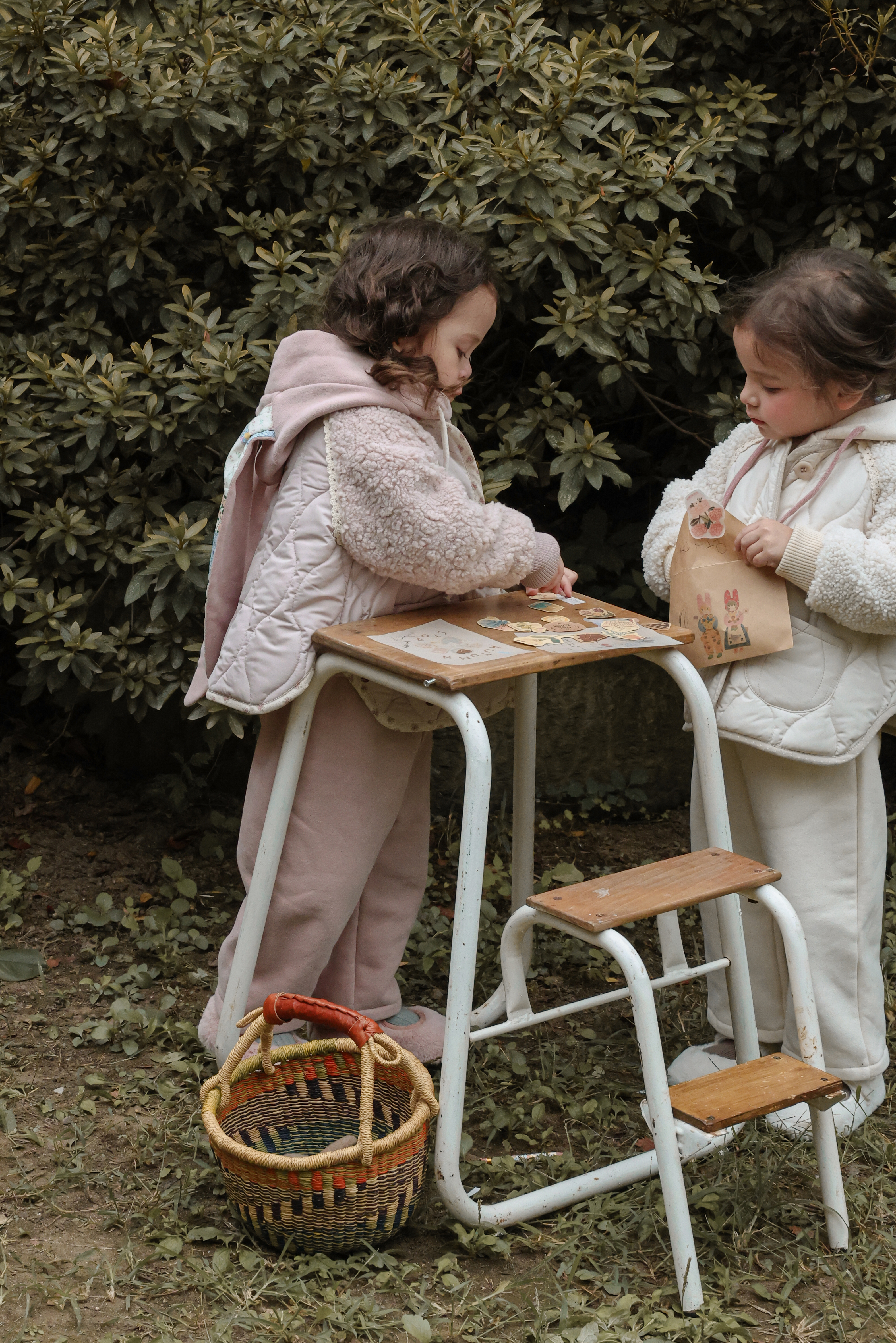 FLO | Noel quilted jumper Beige