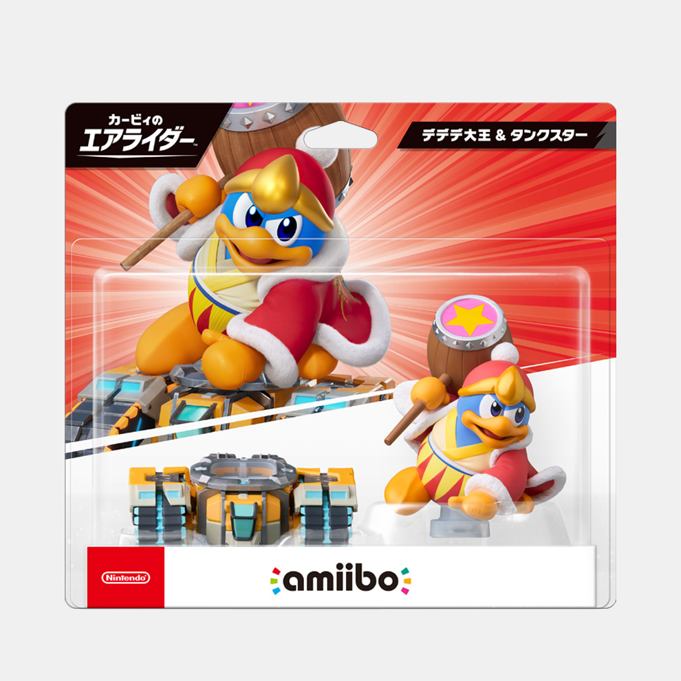 【預售 2/7】AMIIBO 卡比的馭天飛行者系列 (帝帝帝大王＆坦克之星) / Kirby Air Riders Series (King Dedede & Tank Star) PO0825