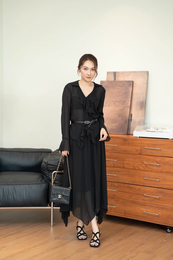 SS-SW5200 FRILL UNEVEN SET SKIRT