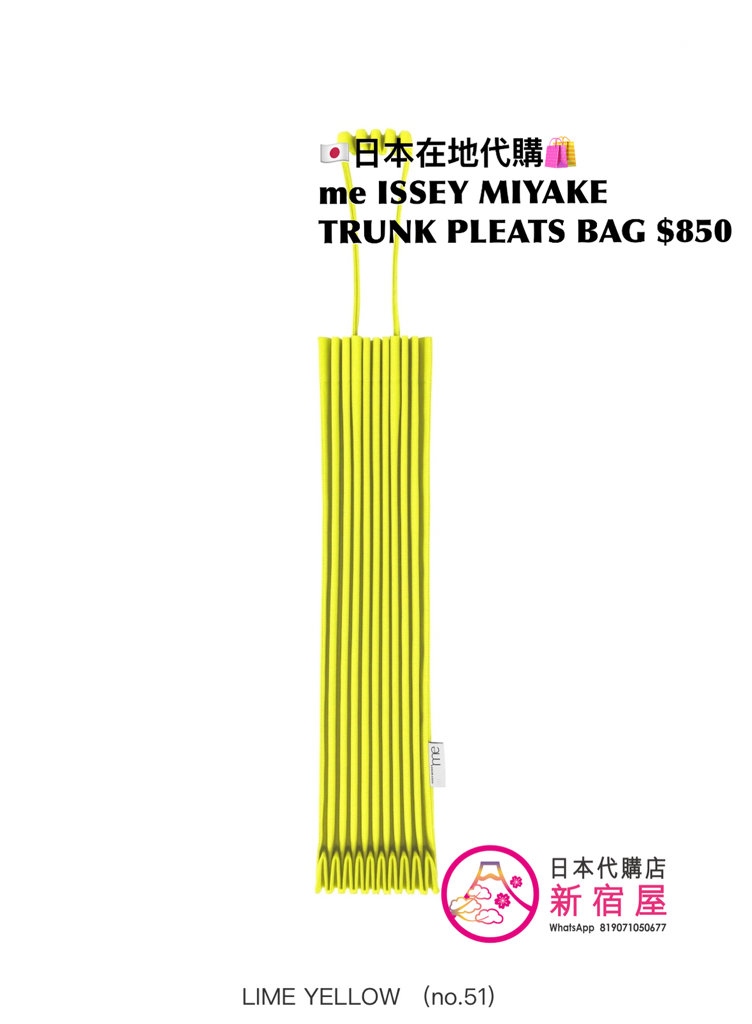 me ISSEY MIYAKE TRUNK PLEATS BAG