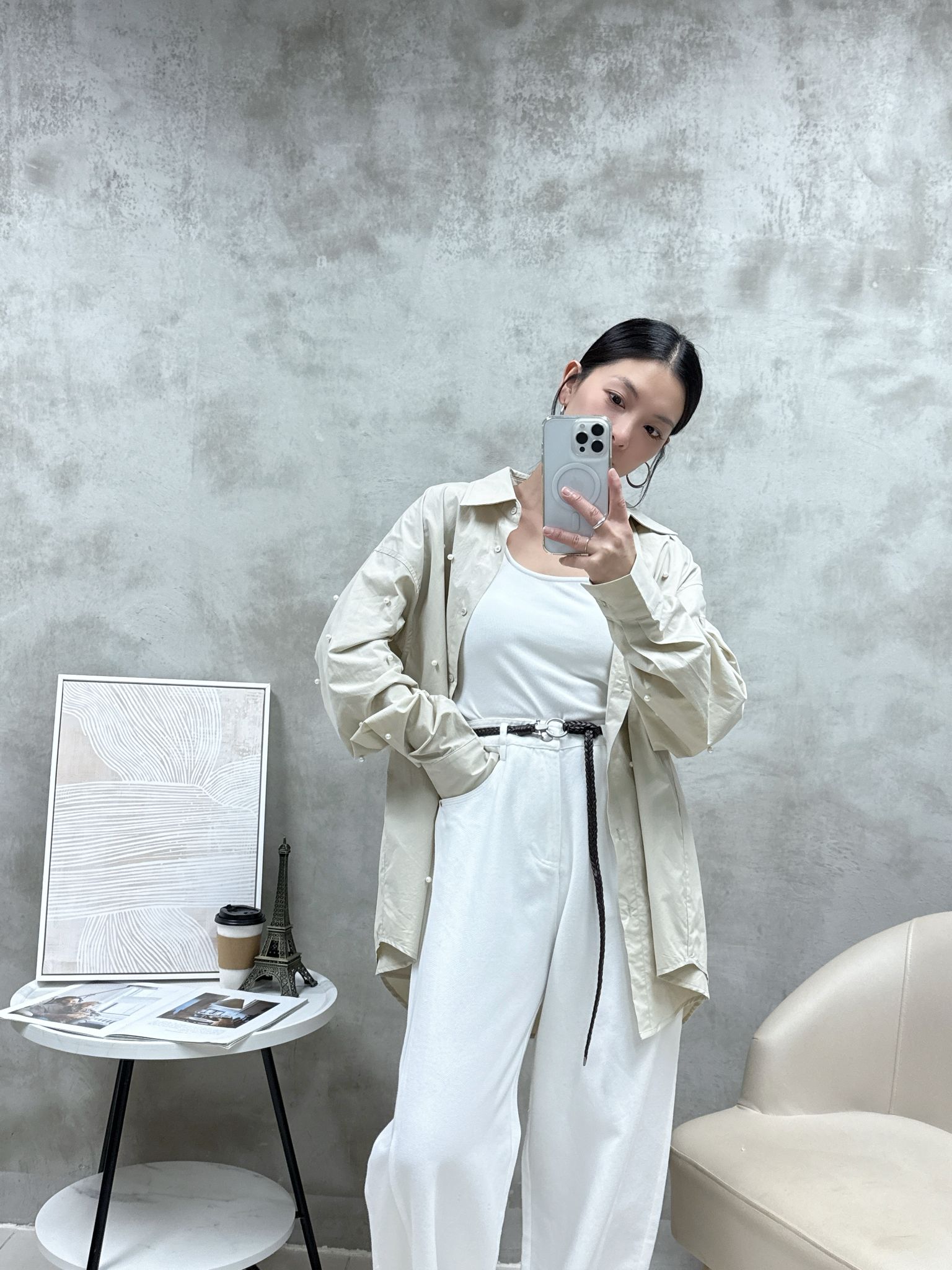 C02 蘇蘇腳連Belt牛仔褲