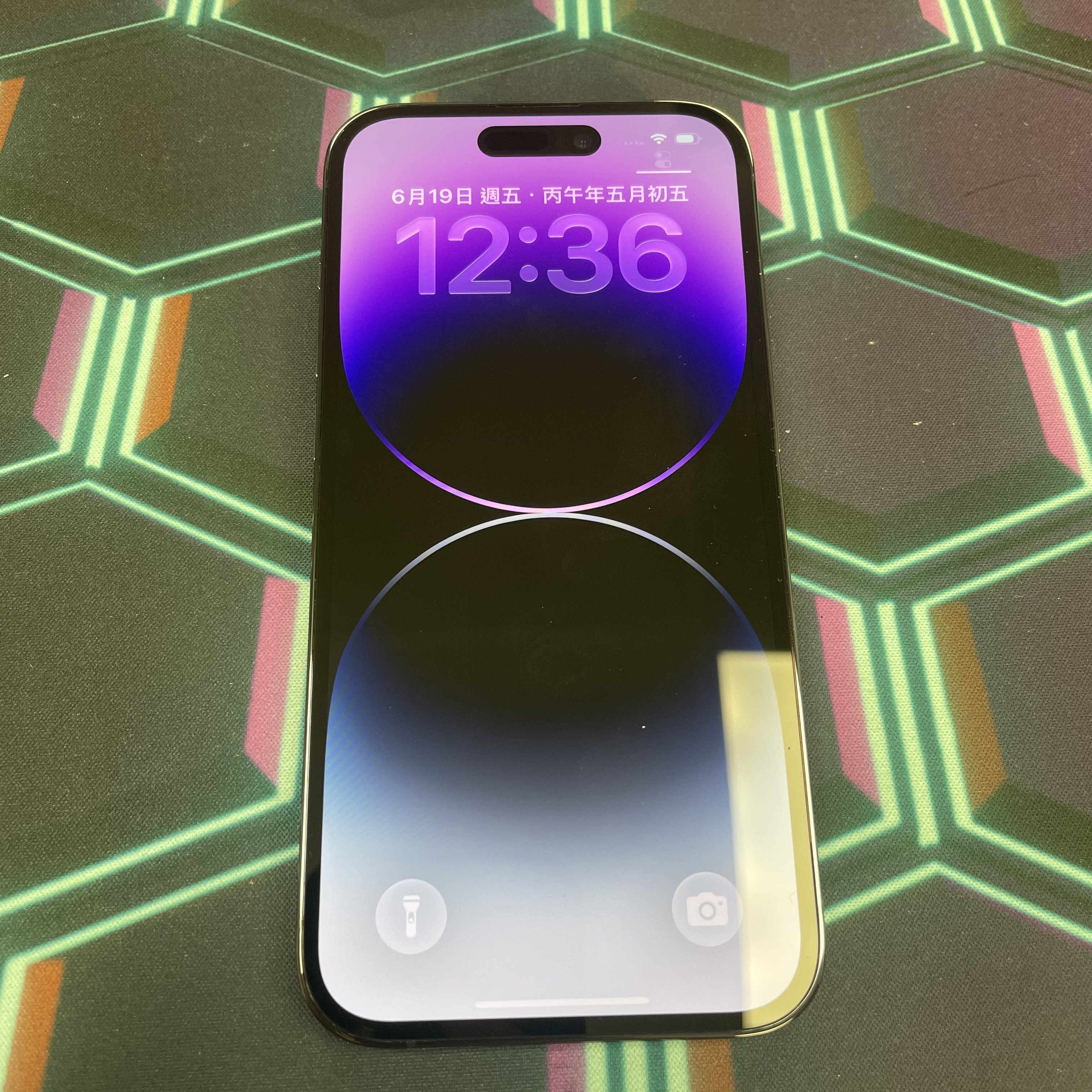 *6769 14 Pro 完美機 256GB 電100 紫色 purple
