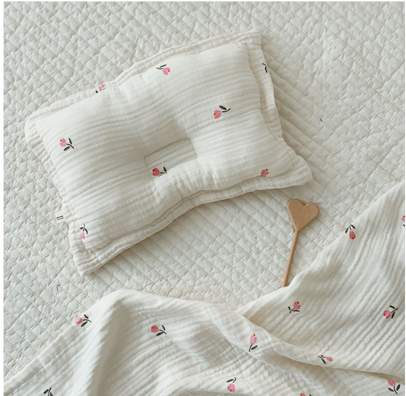 Dottodot Print Flowers Pillow