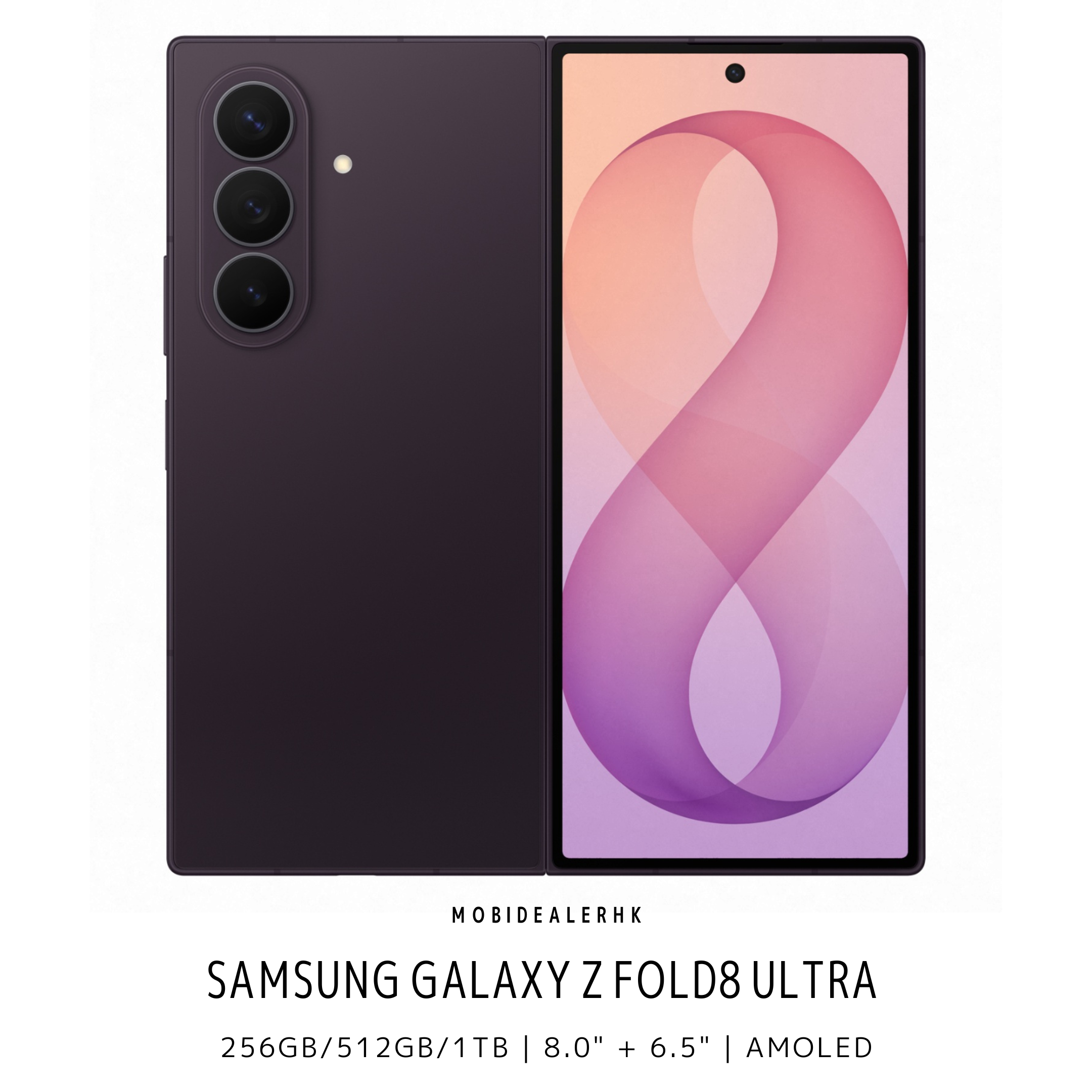 Samsung Galaxy Z Fold8 Ultra | 三星 Galaxy Z Fold8 Ultra | 5G | 智能手機 | 256Gb/512Gb/1Tb | 8.0" + 6.5" | AMOLED