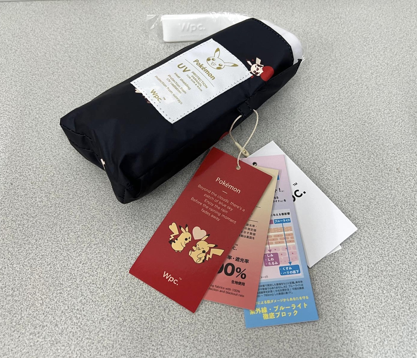 🎌日本直送🎌Wpc x 比卡超 防Uv縮骨遮