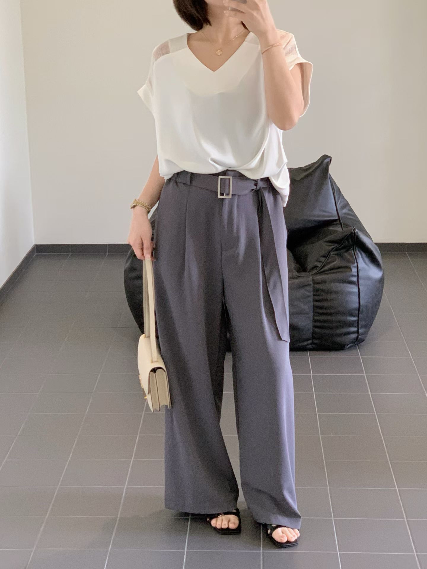 MT16前皺皺blouse