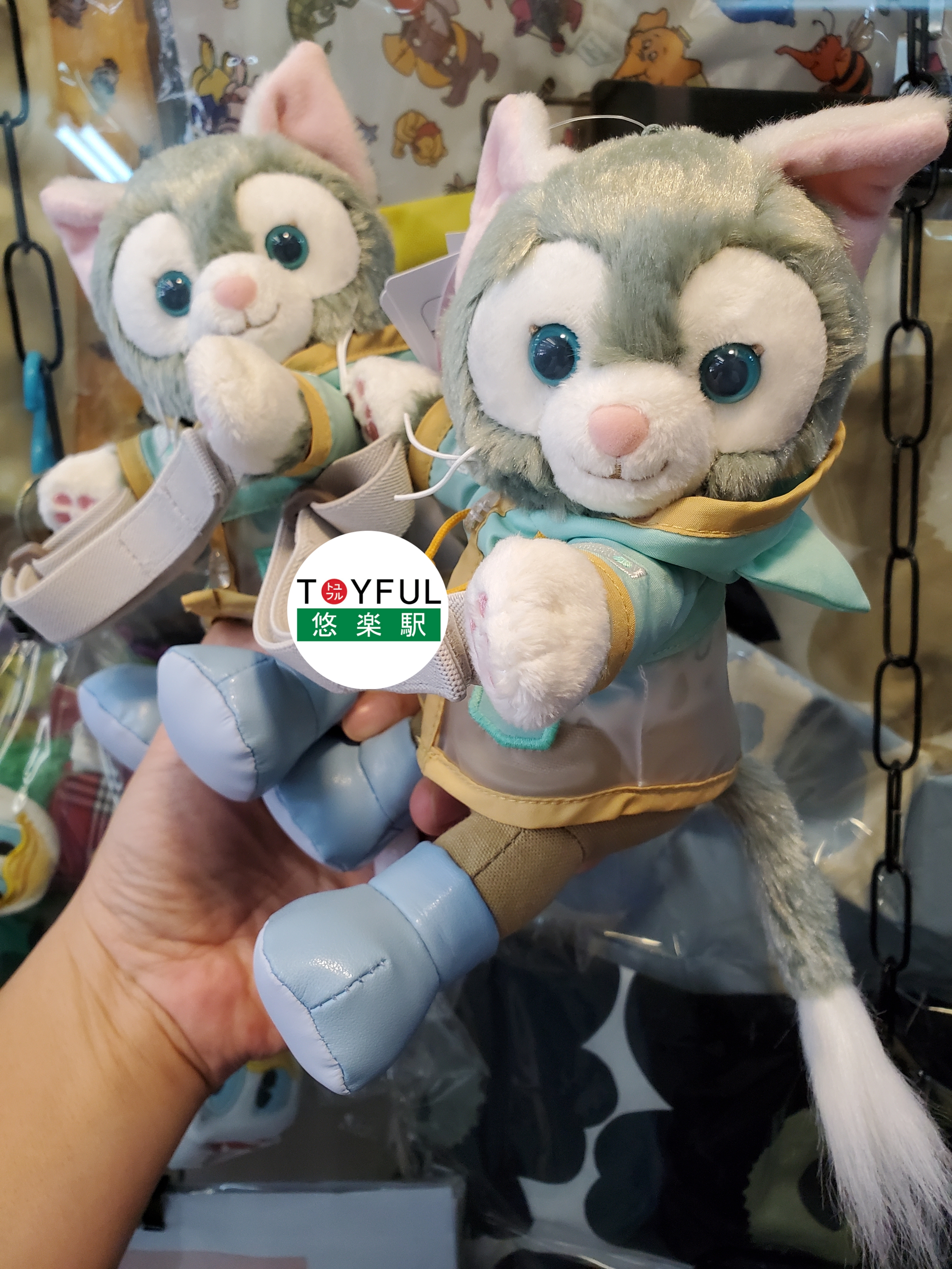 [現貨] [東京迪士尼] Beautiful Rainy Day|毛公仔窗簾掛件 {TF220506D}