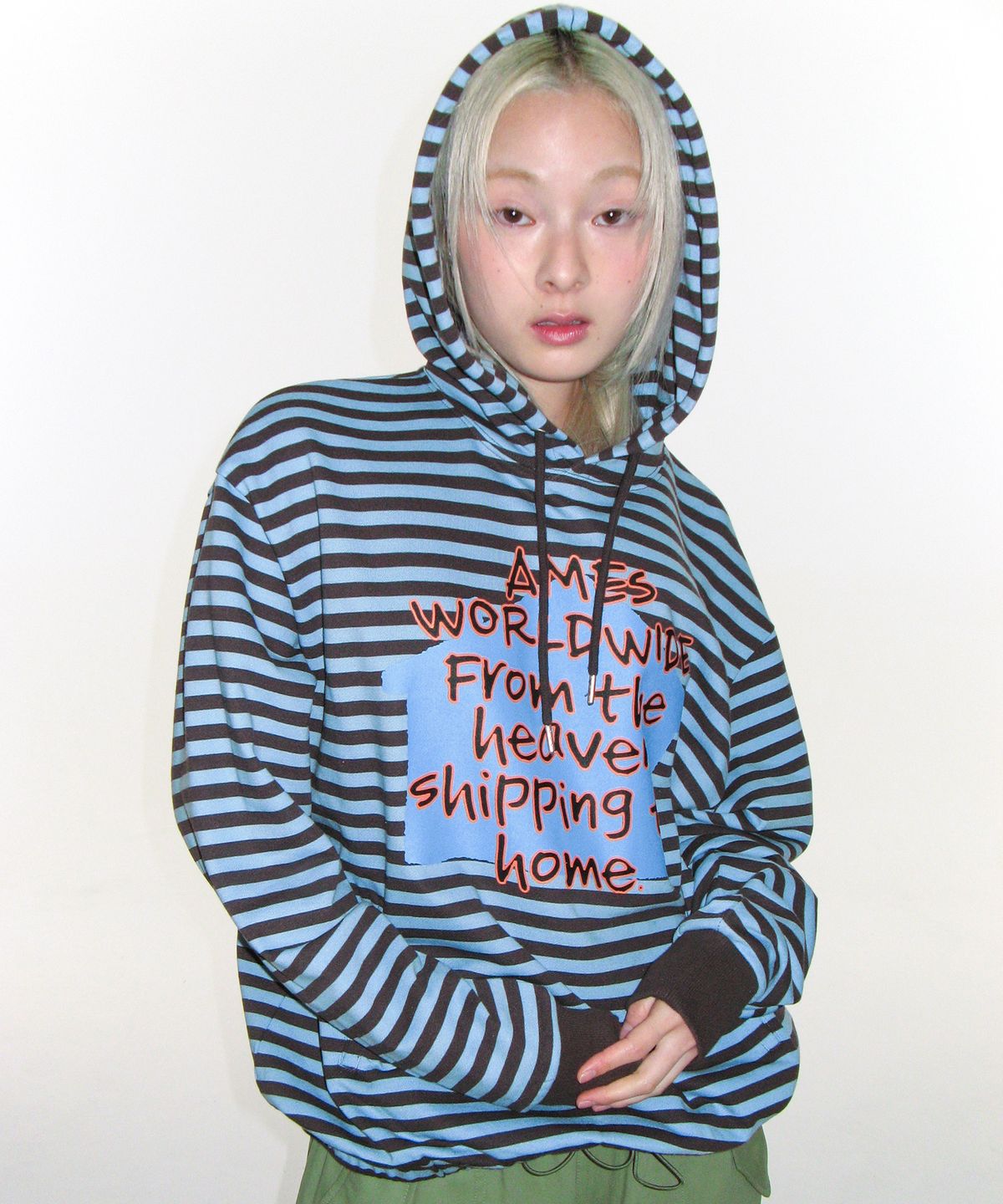 🇰🇷訂購｜AMES 26SS｜HOMEBOUND STRIPE HOODIE 2色 