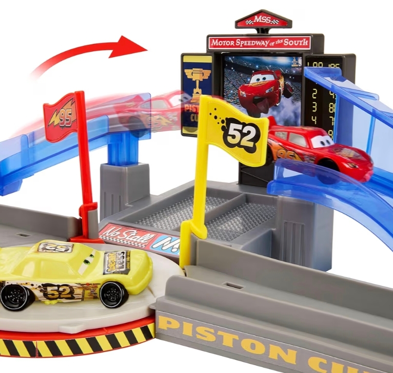 ​反斗車王麥坤賽車軌道玩具 Lighting McQueen Toy 香港現貨正版 Mattel (附McQueen car一輛）