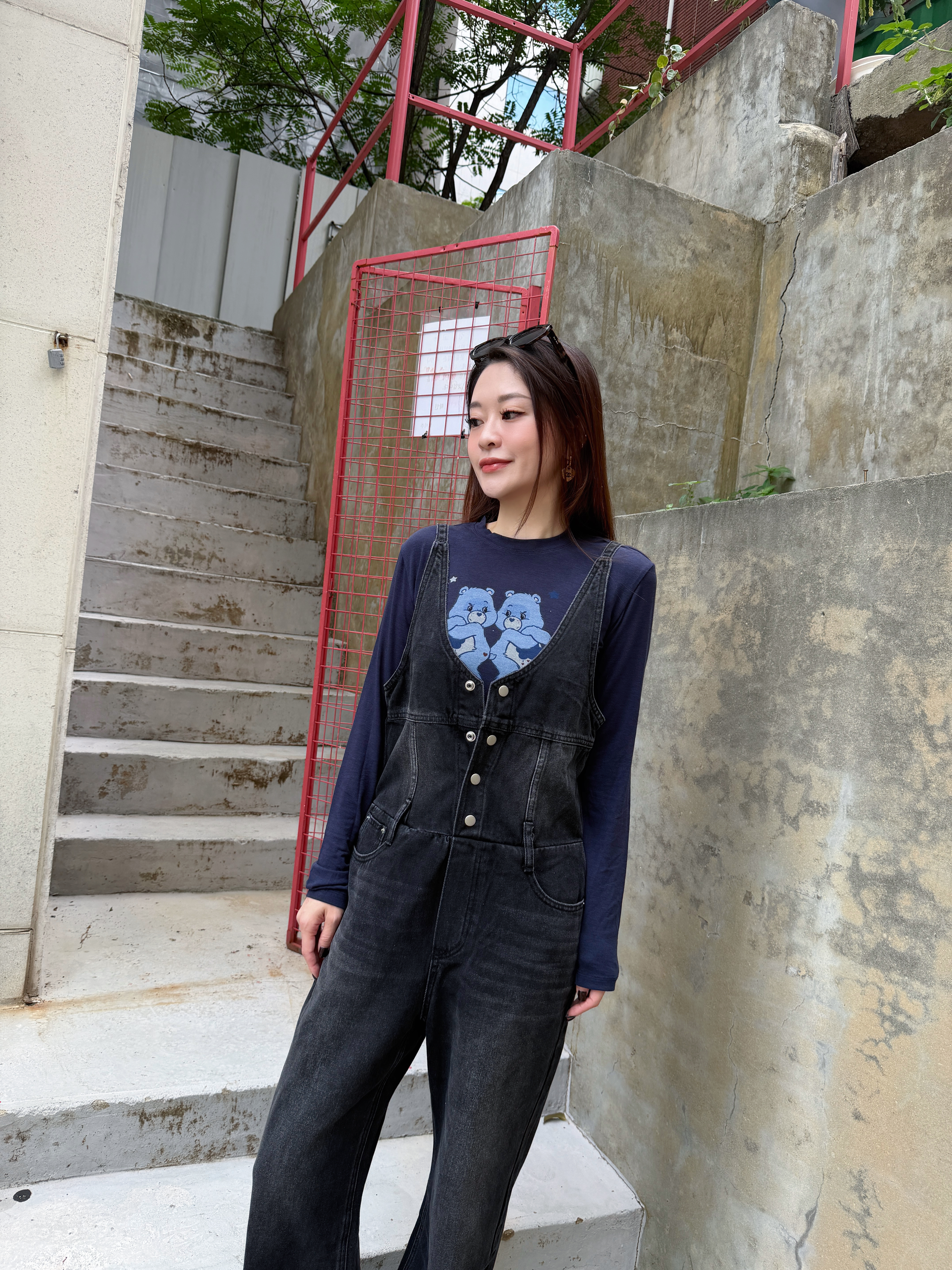 慵懶感 ! Denim Jumpsuit