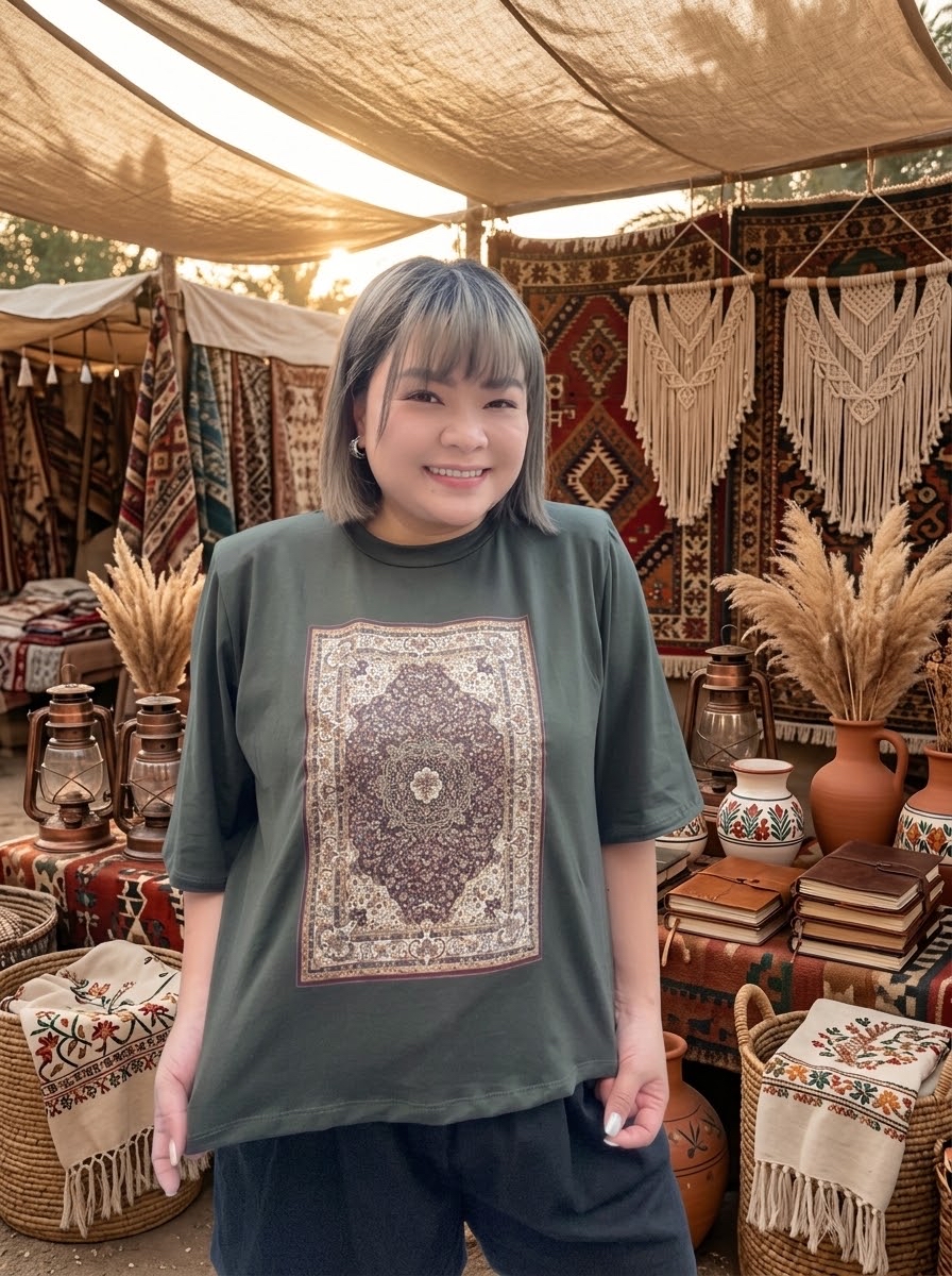 LE STREGHE 波希米亞風T-Shirt 