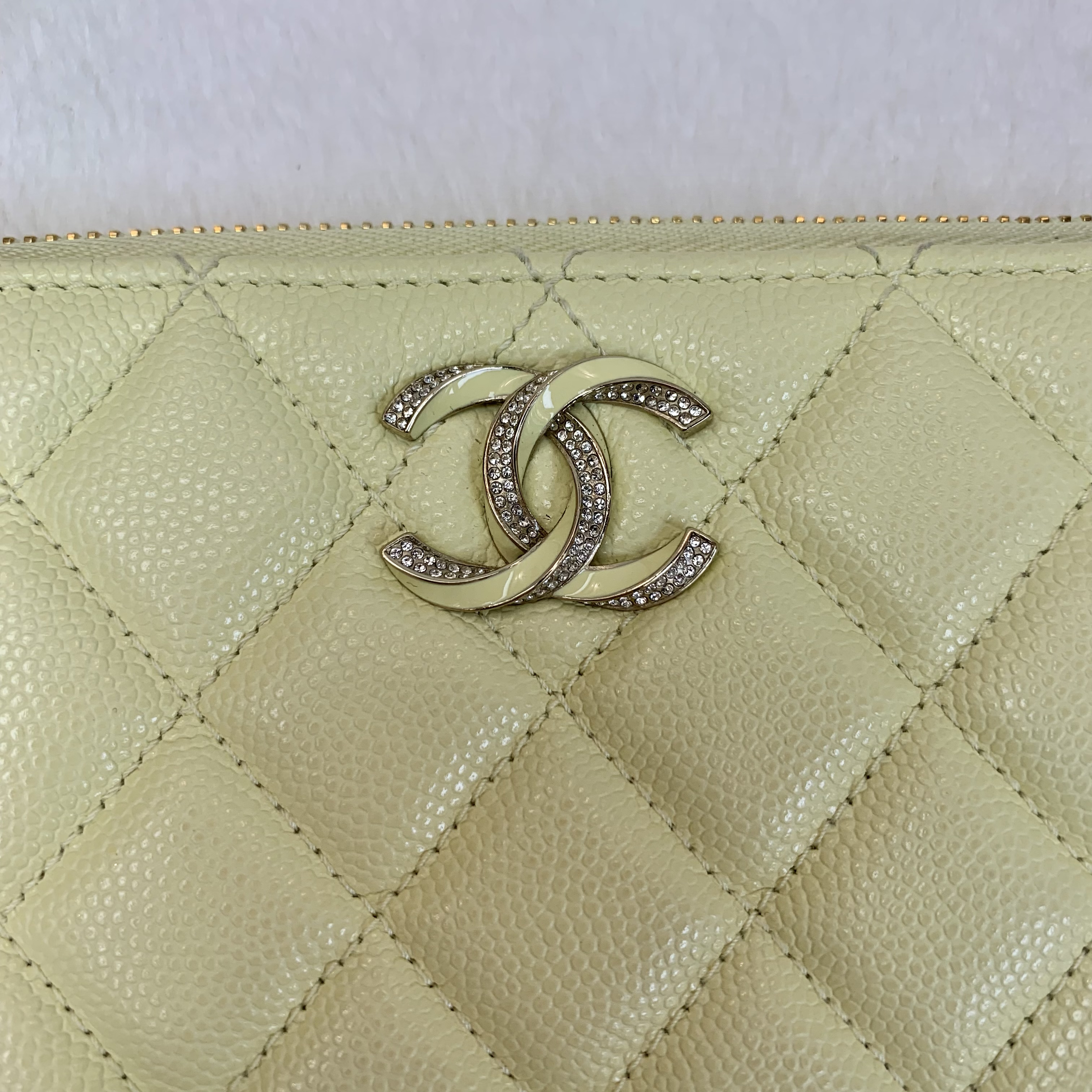 極精緻✨💛Chanel 琺瑯水鑽銀包💛