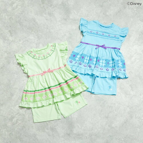 🆕【⭐訂購⭐】  日本直送🌀#Frozen 刺繡 荷葉邊 休閑家居服套裝［2款選］🌀[ELGA-0079][260815]