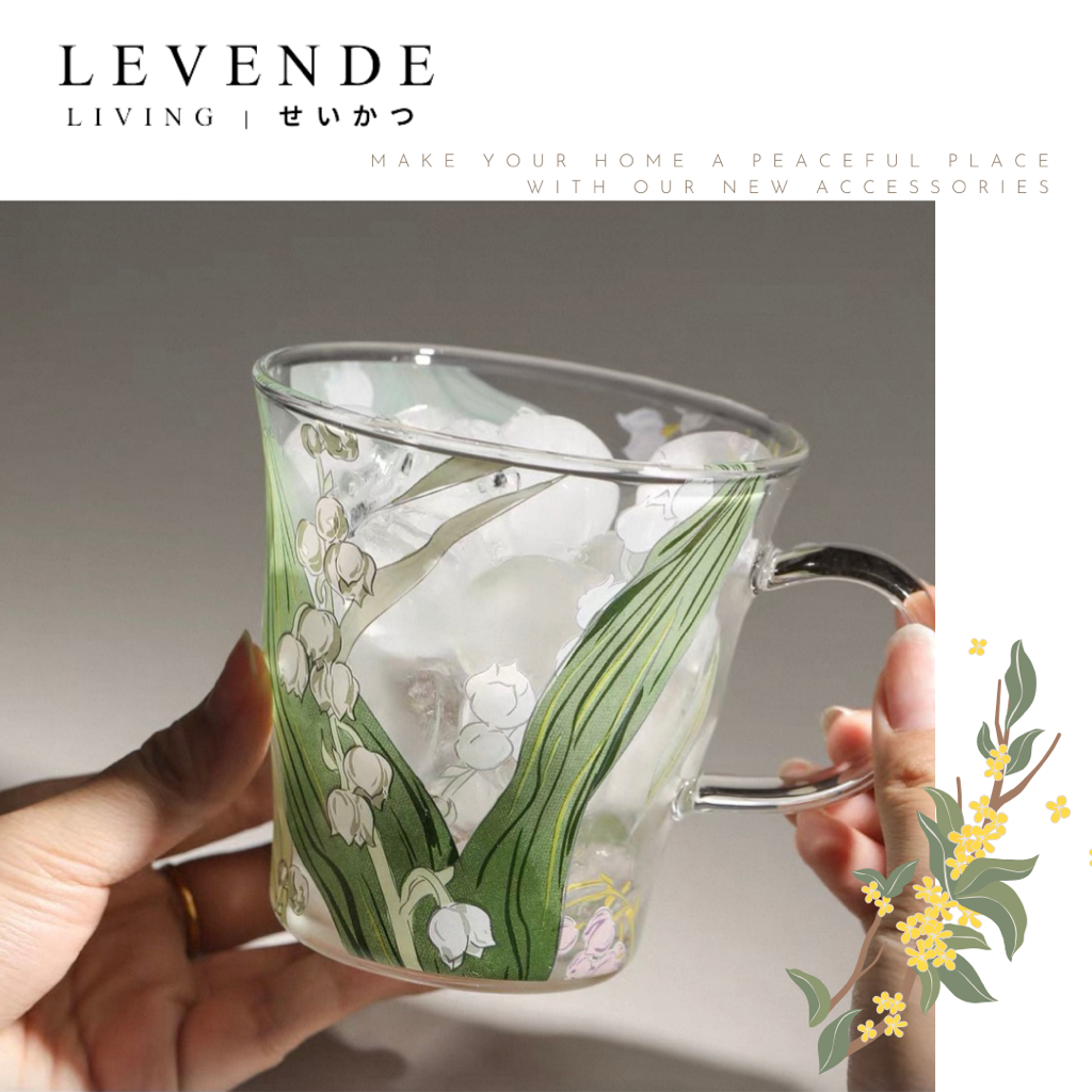 Levende 春日來信系列高硼硅耐熱玻璃杯