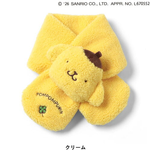 🆕【⭐訂購⭐】🇯🇵 日本直送 🌀 #Pompompurin / #Kitty 絨毛穿洞頸巾 🌀[ELJA-0174][261119]